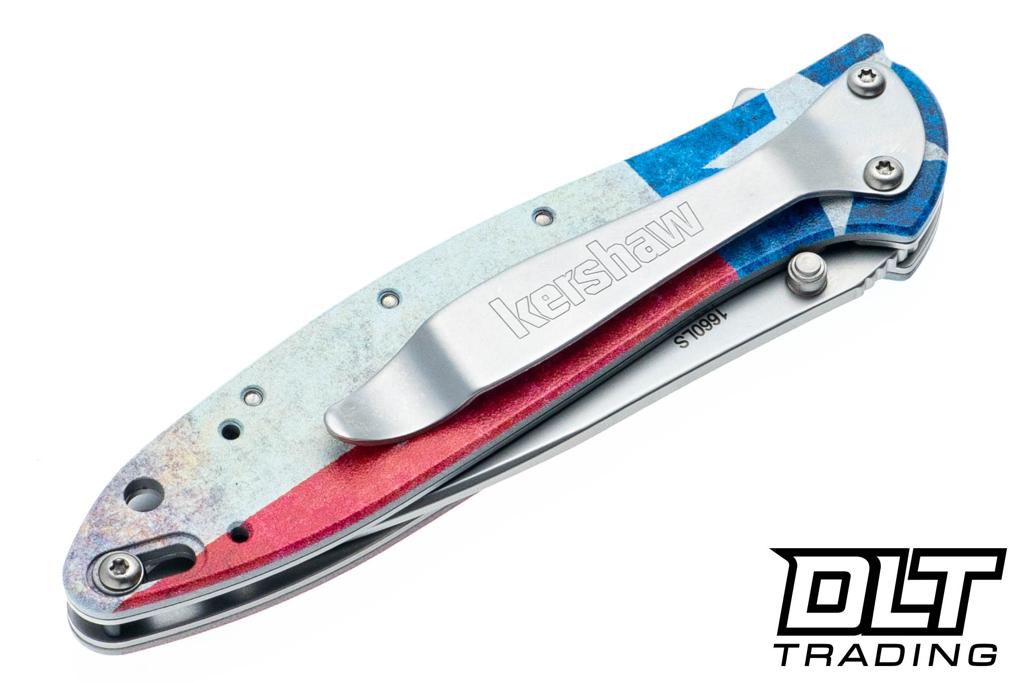 Kershaw Leek 1660LS Lone Star | Texas Flag Knife USA Made