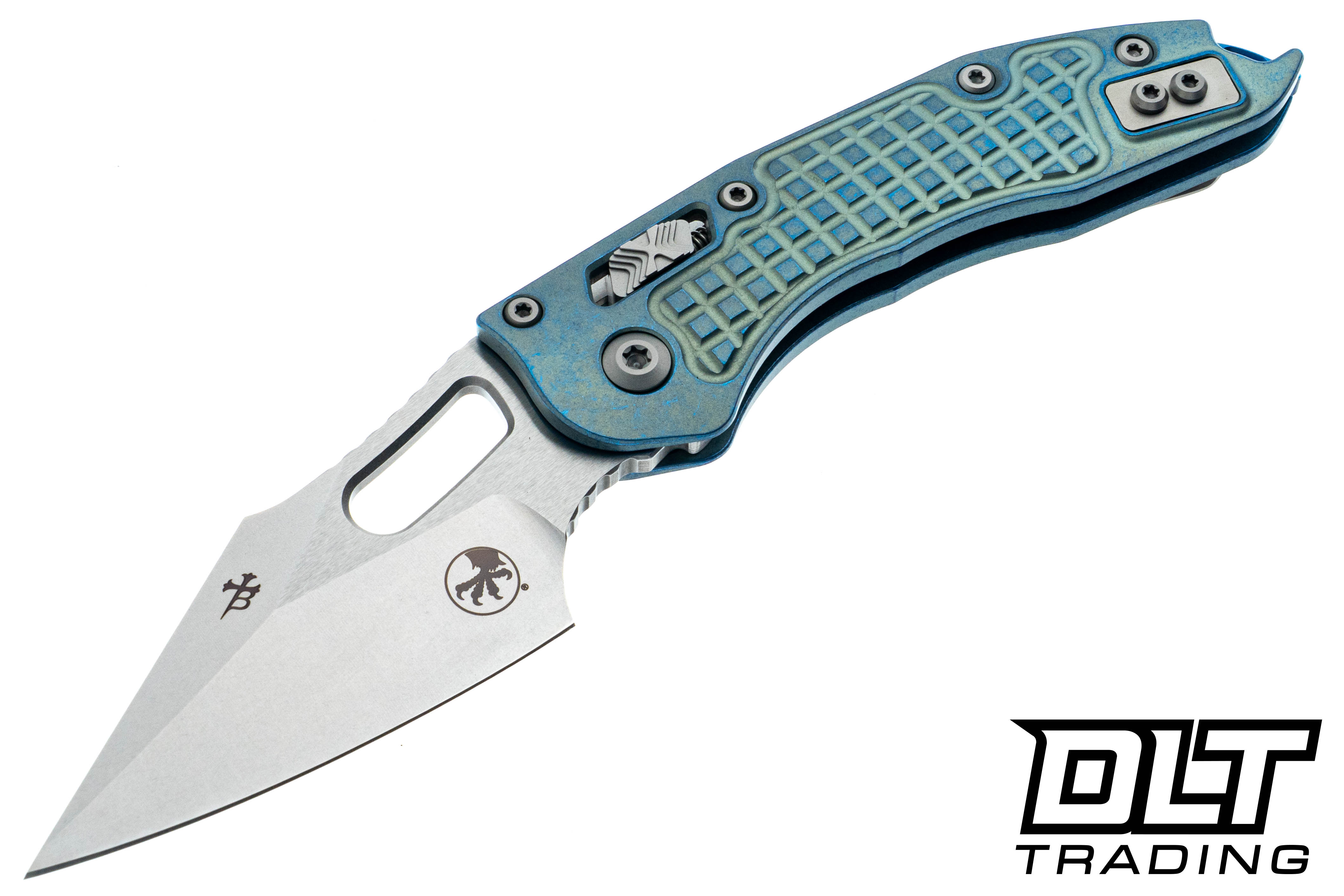 Microtech 169RL-10FRMS6 Stitch S/E Ram-Lok - Ice Blue Frag