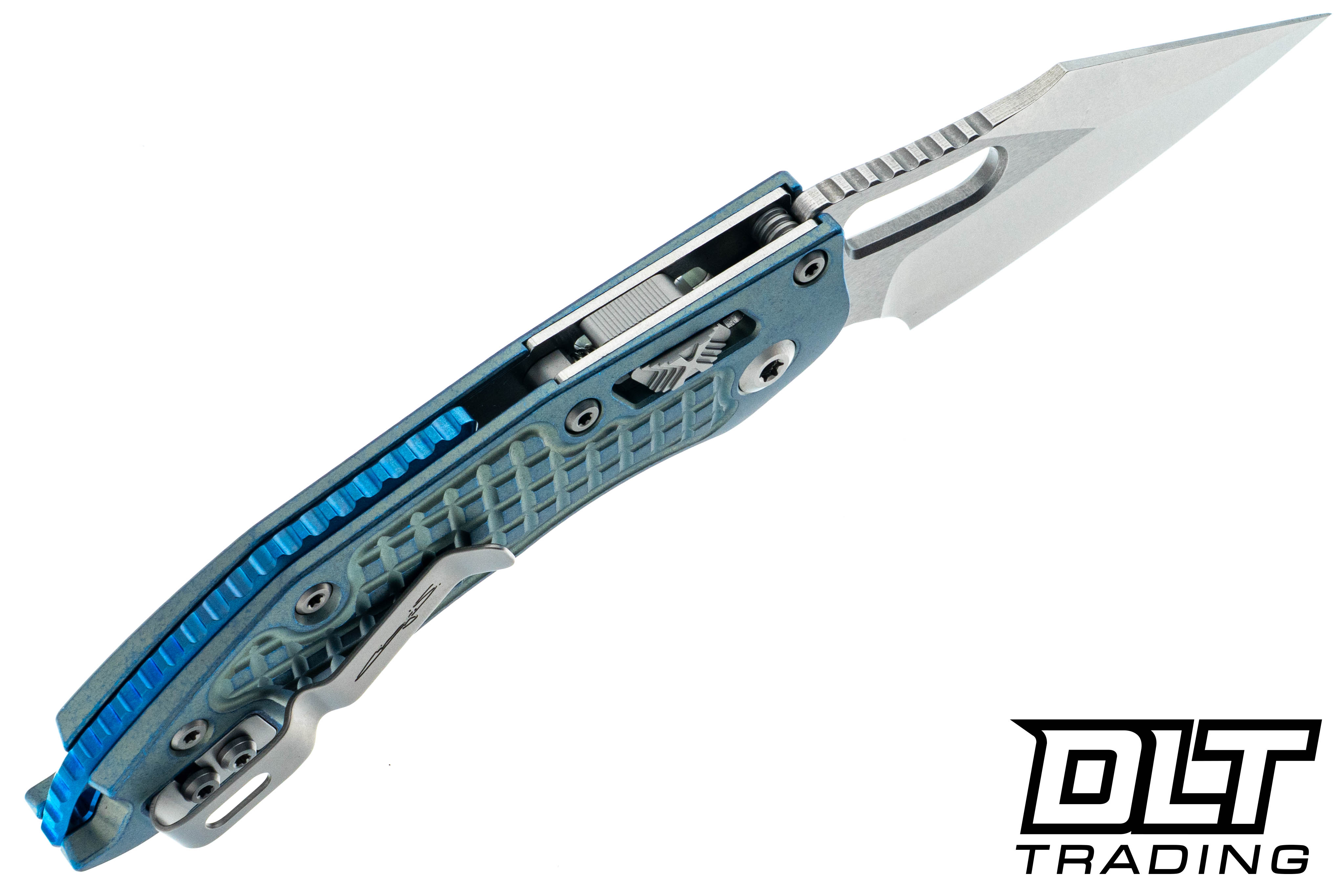 Microtech 169RL-10FRMS6 Stitch S/E Ram-Lok - Ice Blue Frag
