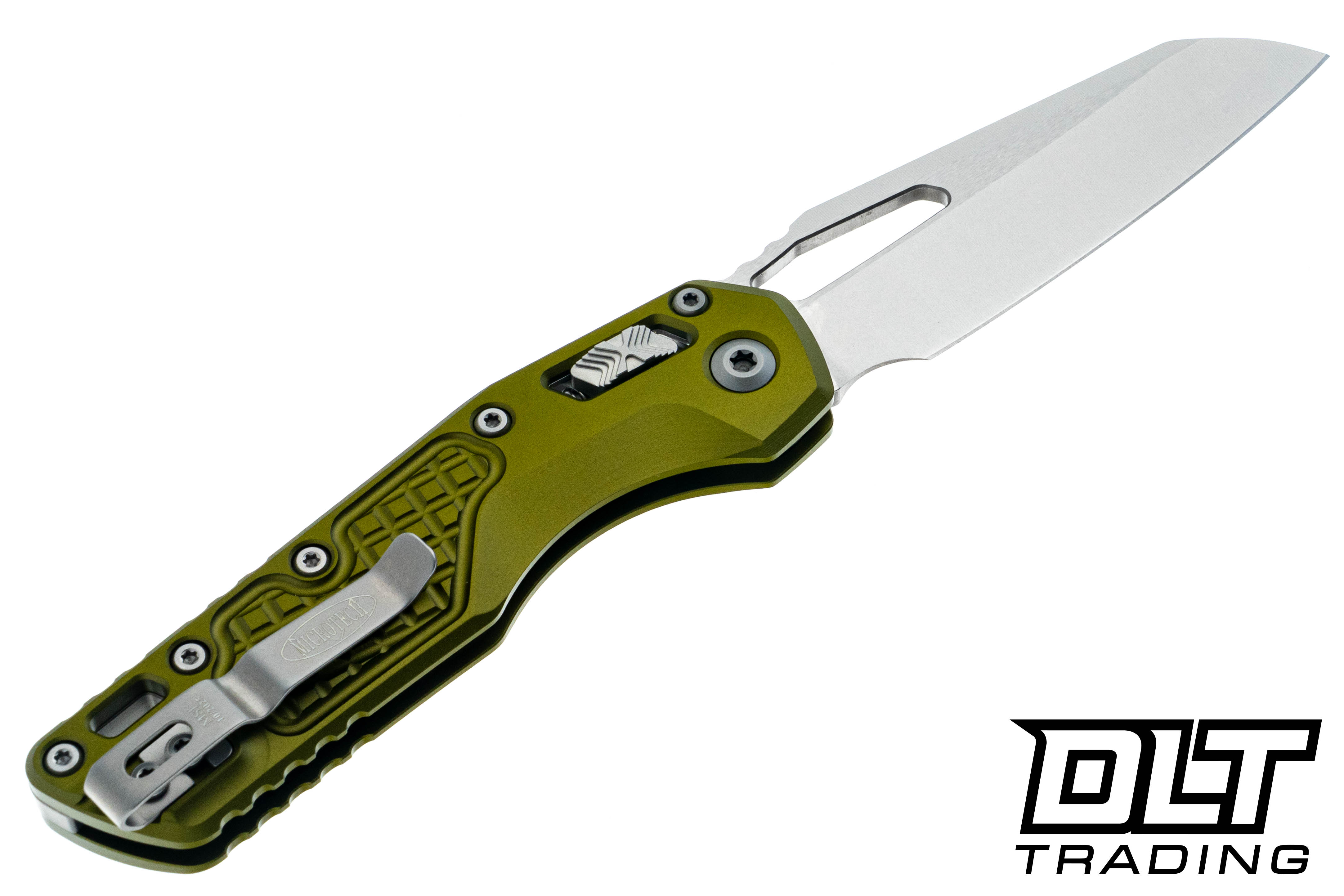 Microtech 210-10FROD MSI S/E - OD Green Frag Handle - Stonewashed