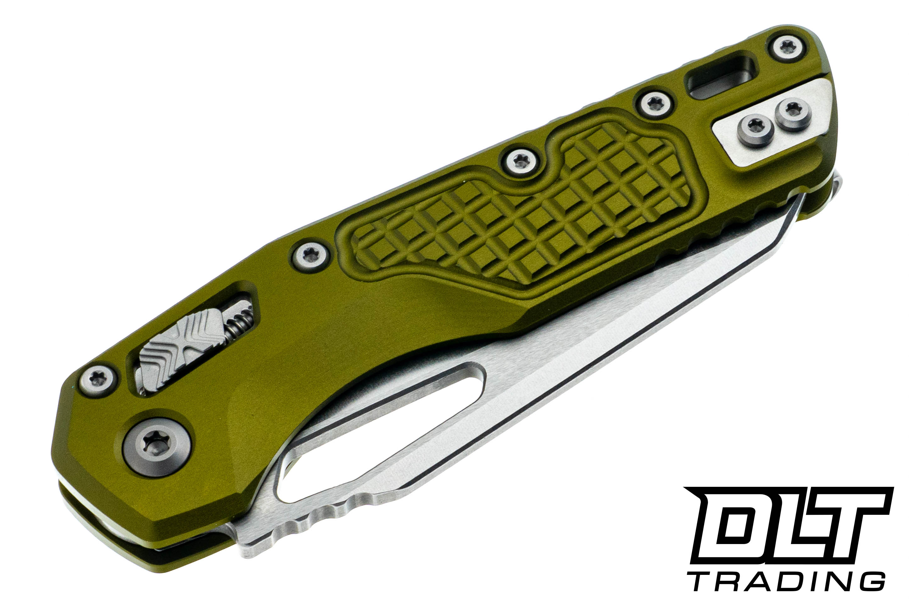 Microtech 210-10FROD MSI S/E - OD Green Frag Handle - Stonewashed