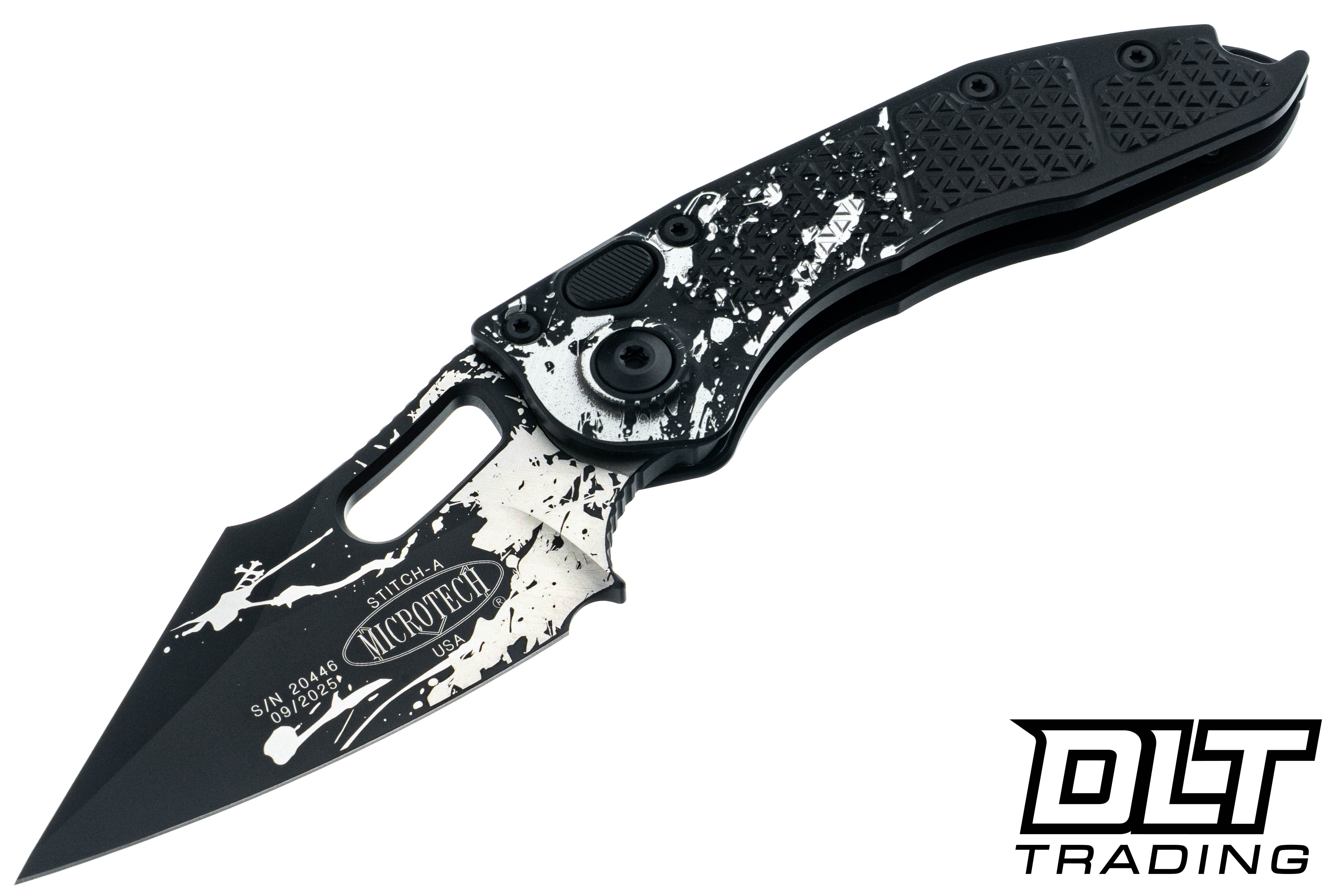 Microtech 169-1BYRND Stitch S/E - Black Battle Ready Handle