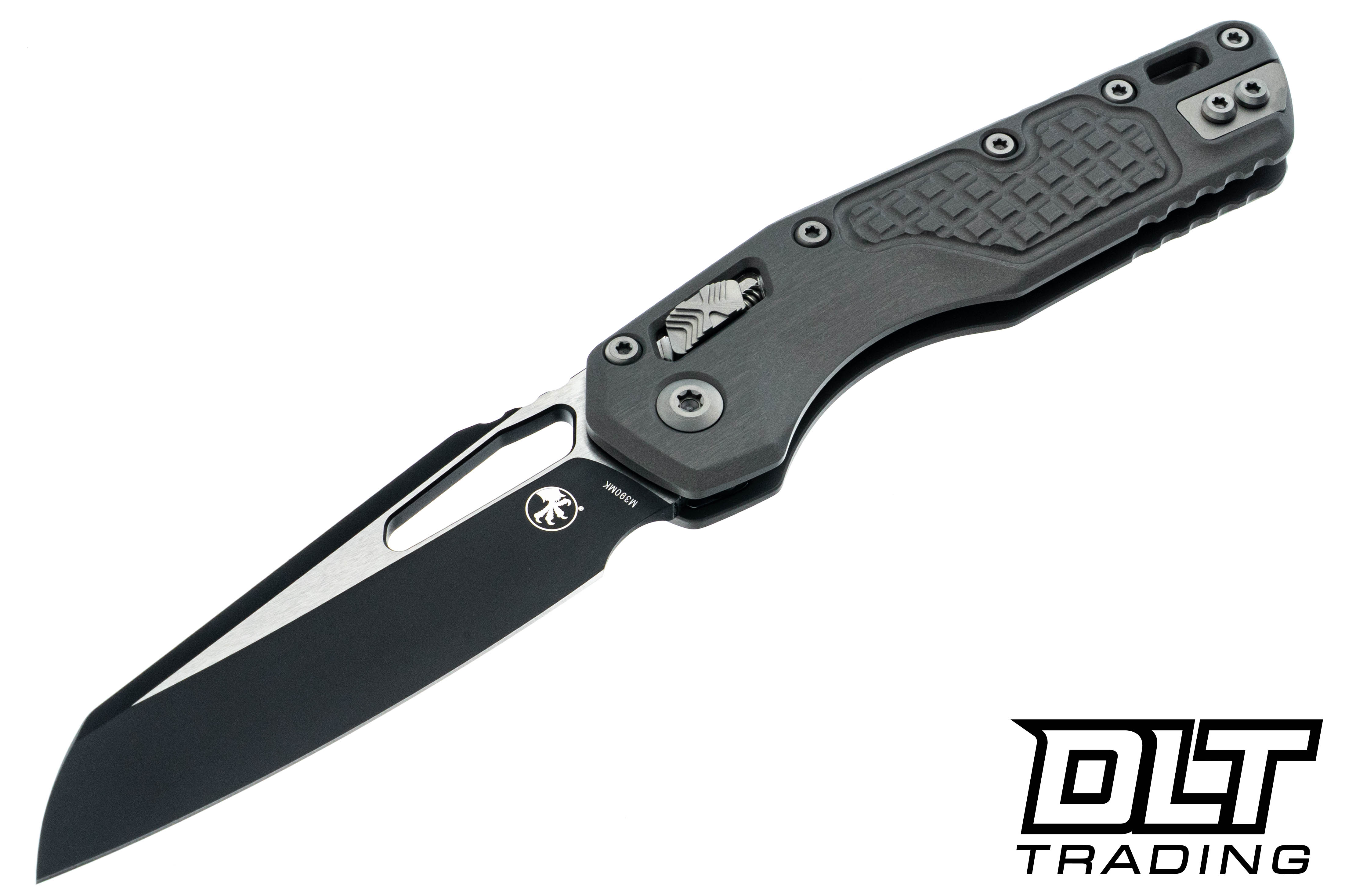 Microtech 210-1FRNC MSI S/E - Natural Clear Frag Handle - Black