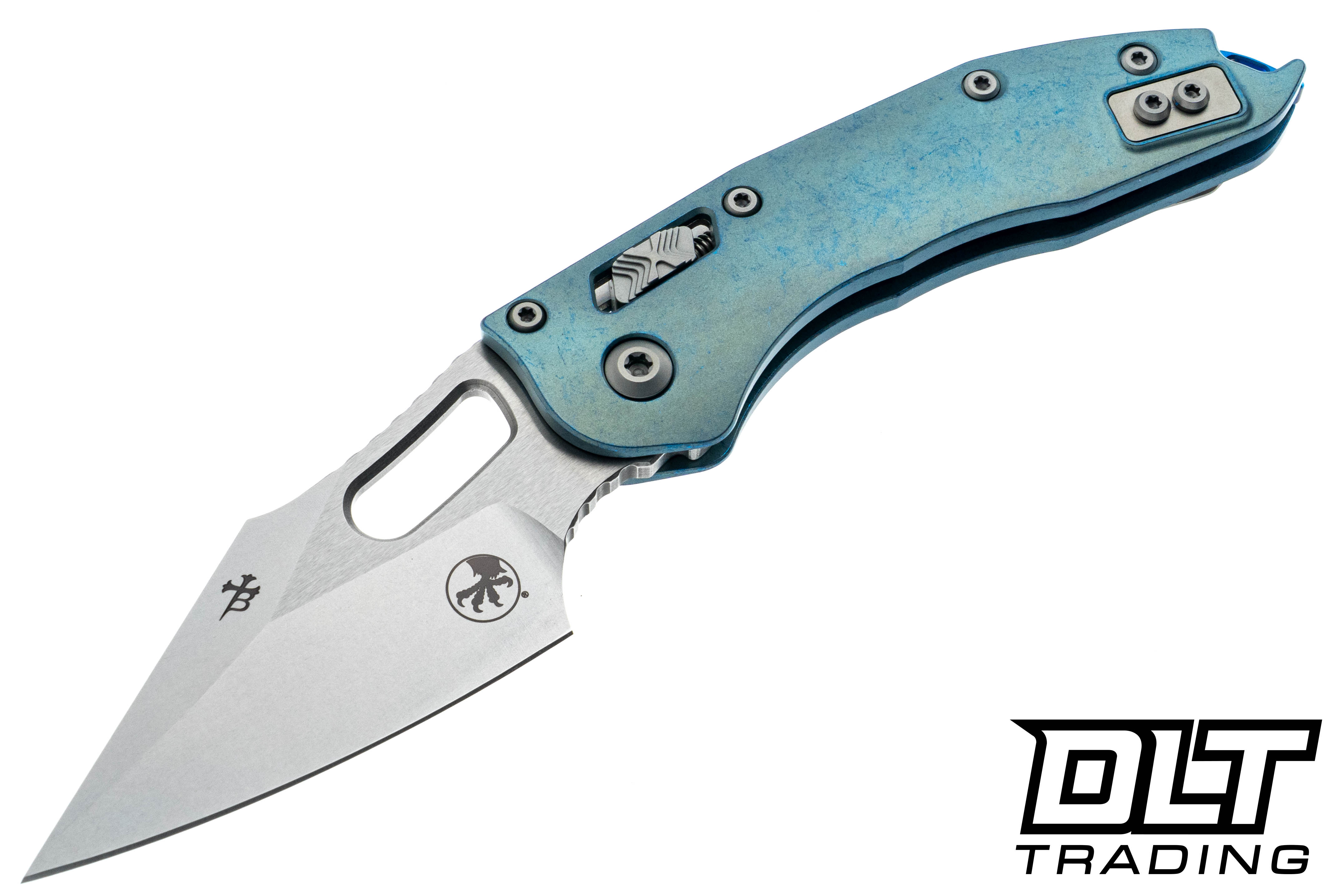 Microtech 169RL-10MS6 Stitch S/E Ram-Lok - Ice Blue Titanium