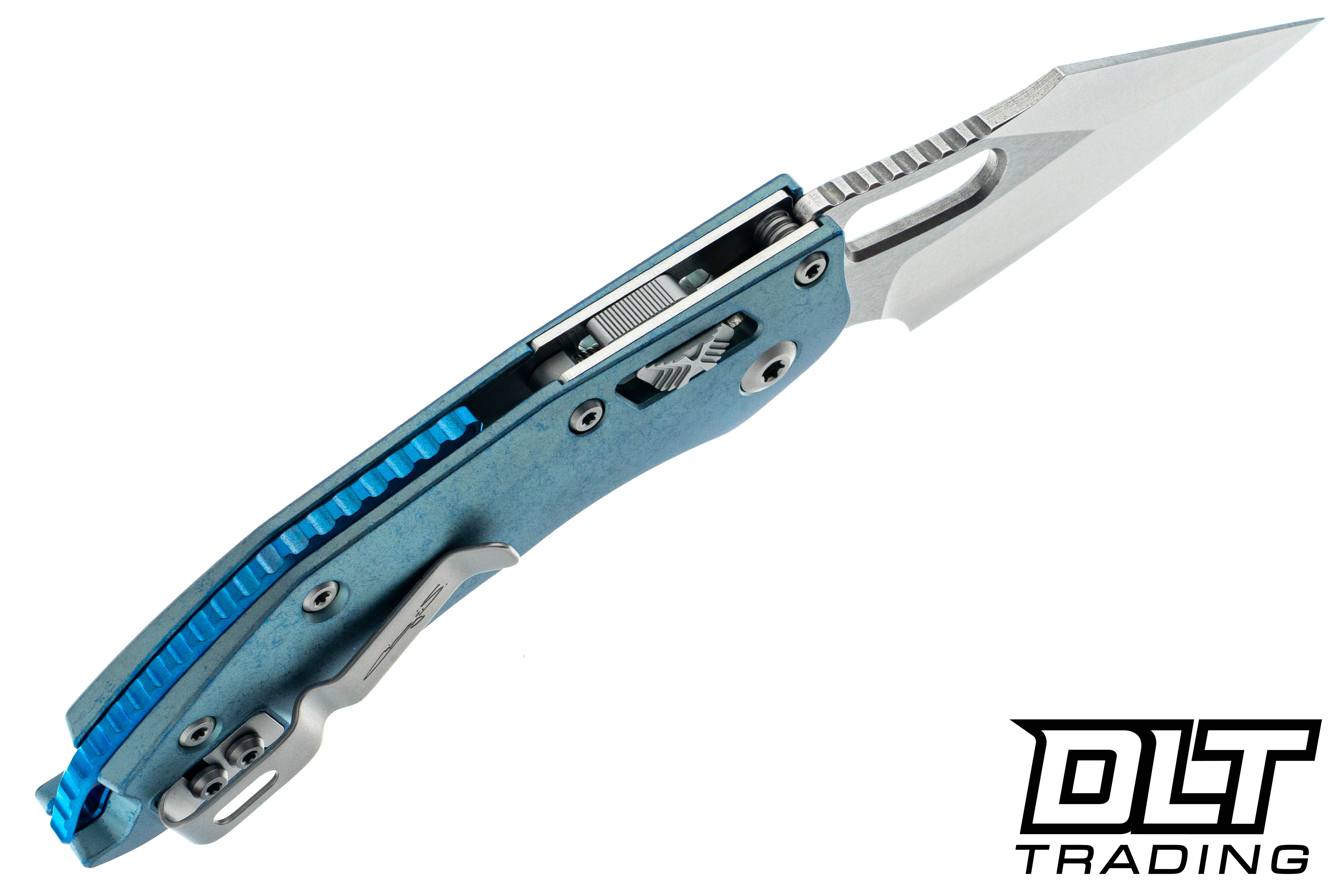 Microtech 169RL-10MS6 Stitch S/E Ram-Lok - Ice Blue Titanium