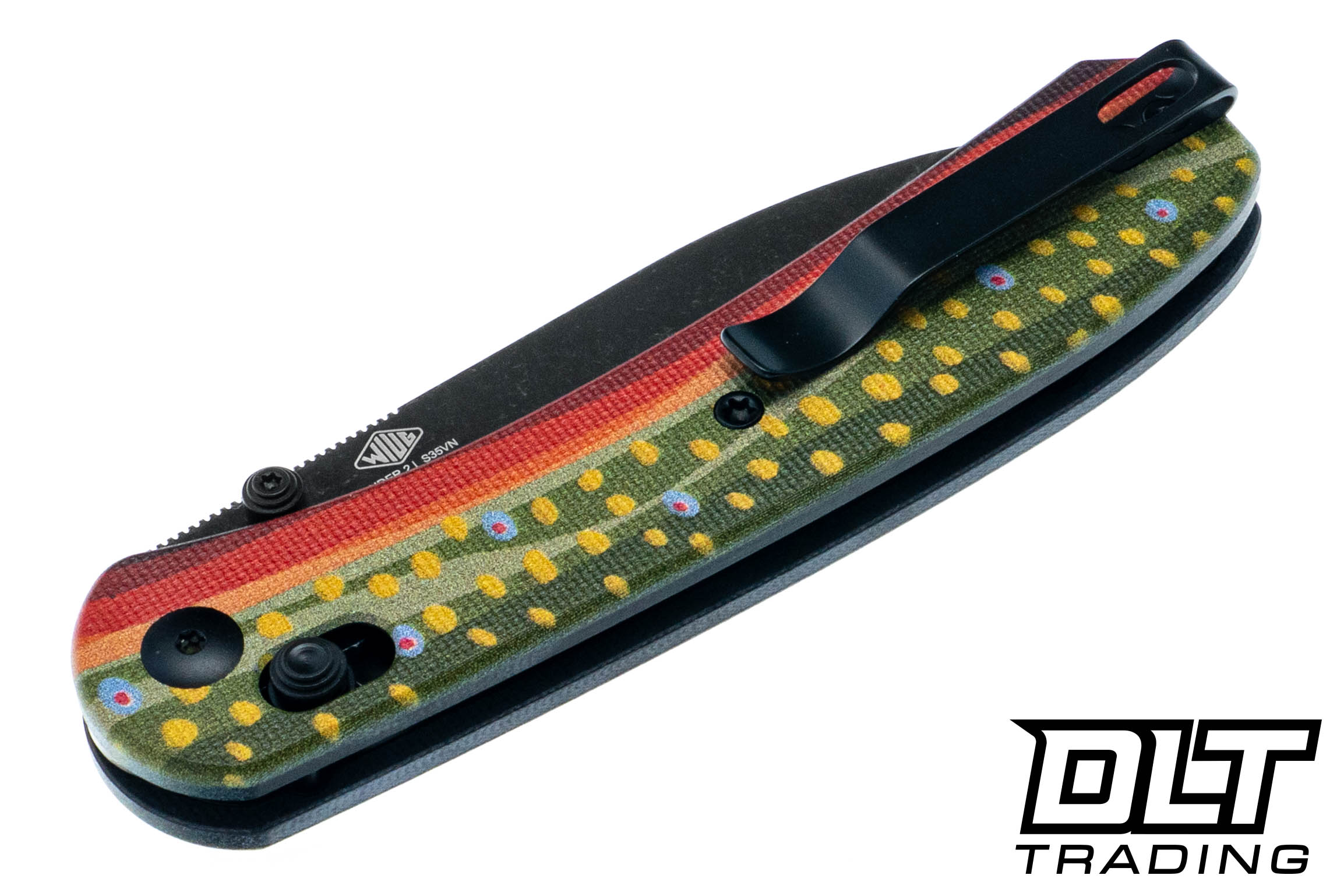 KNAFS Lander 2 - Brook Trout G-10 - Black Stonewashed S35VN Blade