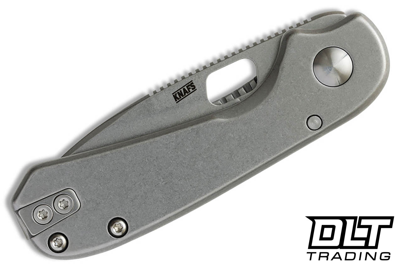 KNAFS Lander 5 - Gray Stonewash - 8Cr14MoV Blade - DLT Trading