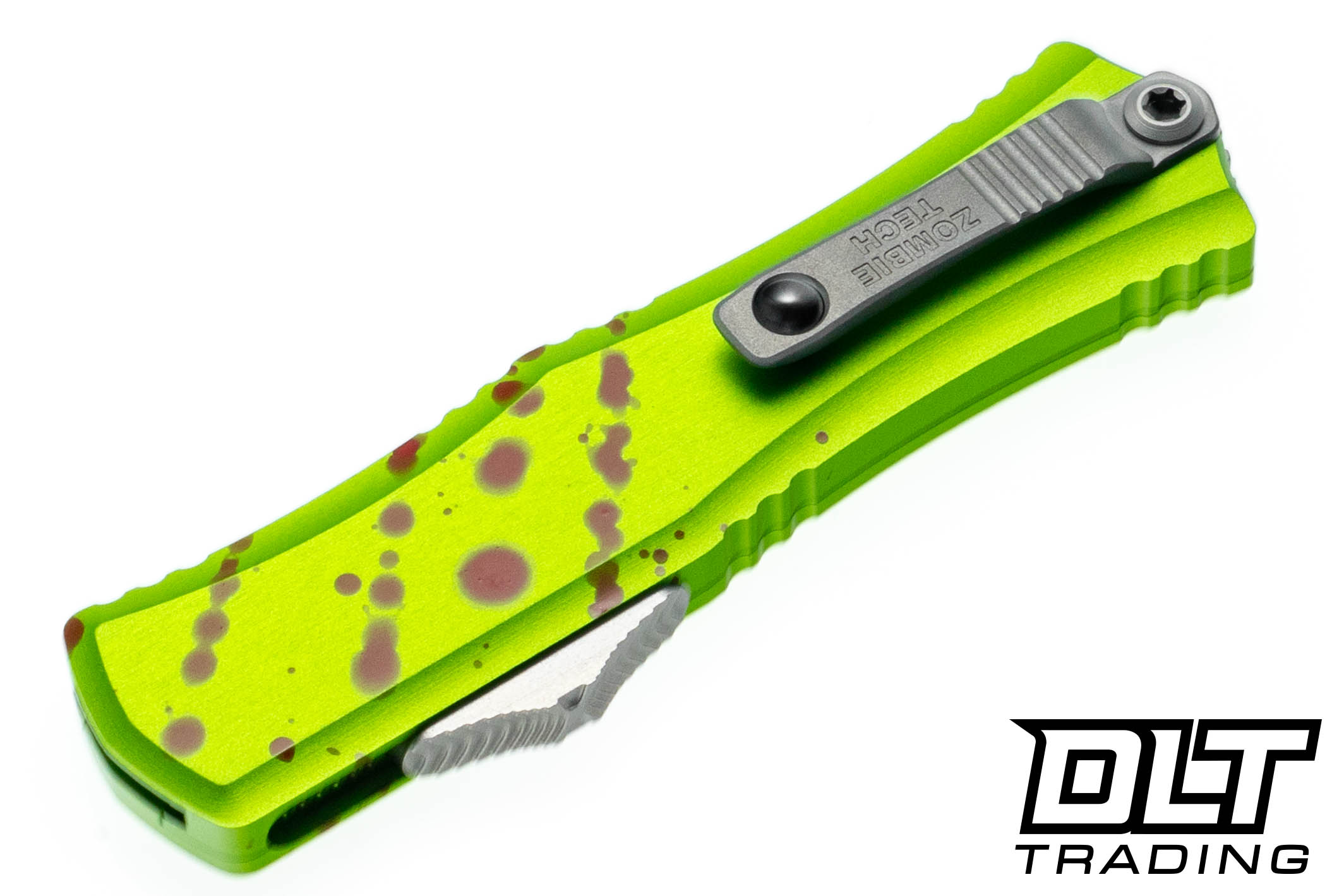 Microtech 1702M-10Z Hera II Mini D/E - Zombie Handle - Stonewashed