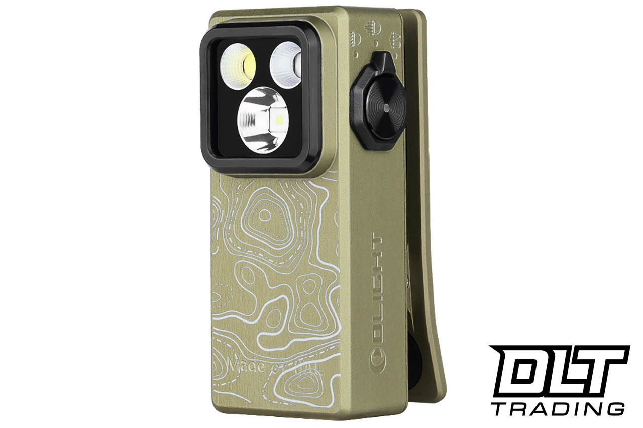 Olight Oclip Ultra Clip-On EDC Light with Flood, Spot, & UV Modes