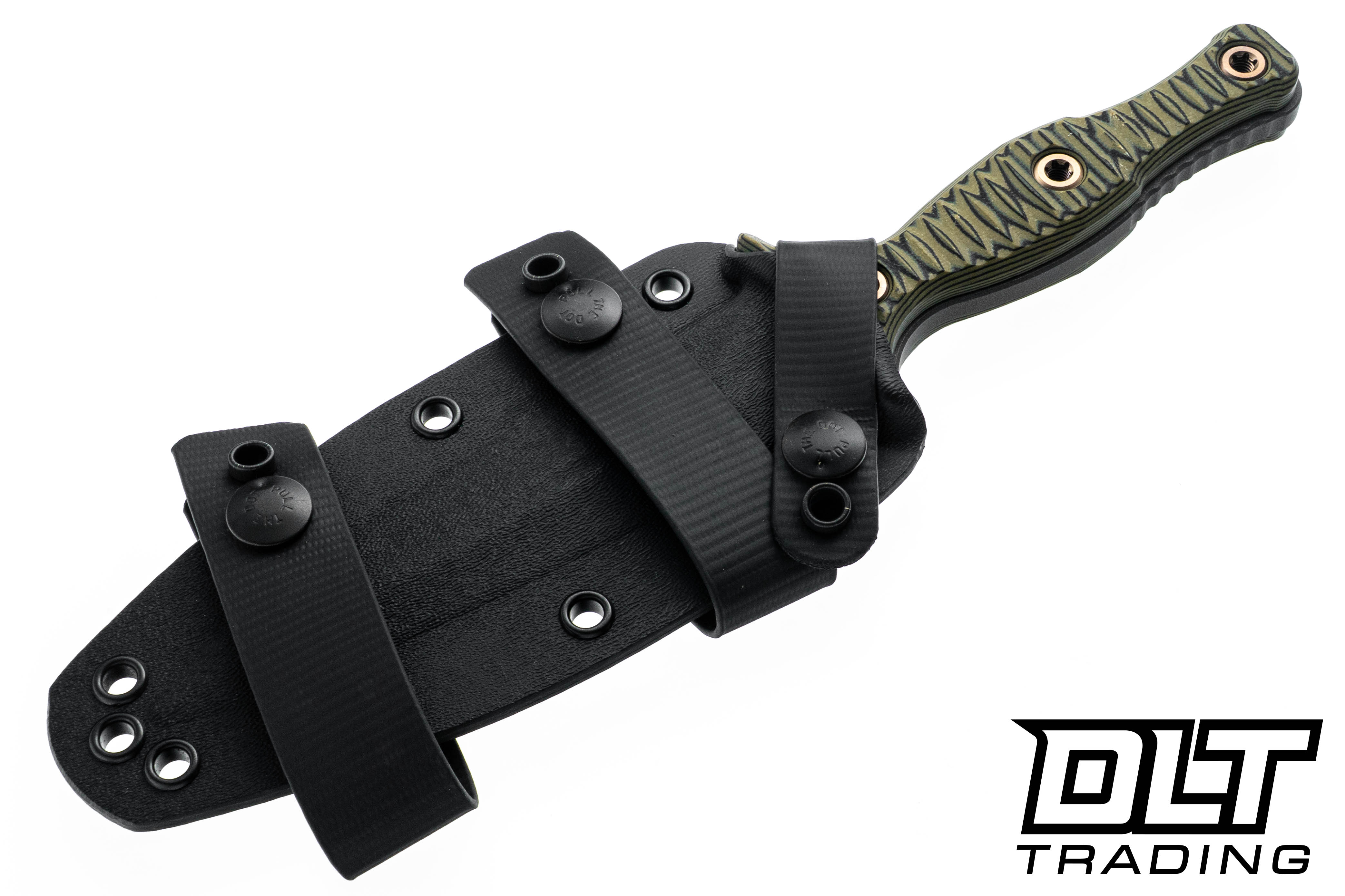 RMJ Tactical Raider Dagger - Dirty Olive G-10 - Tungsten Cerakote