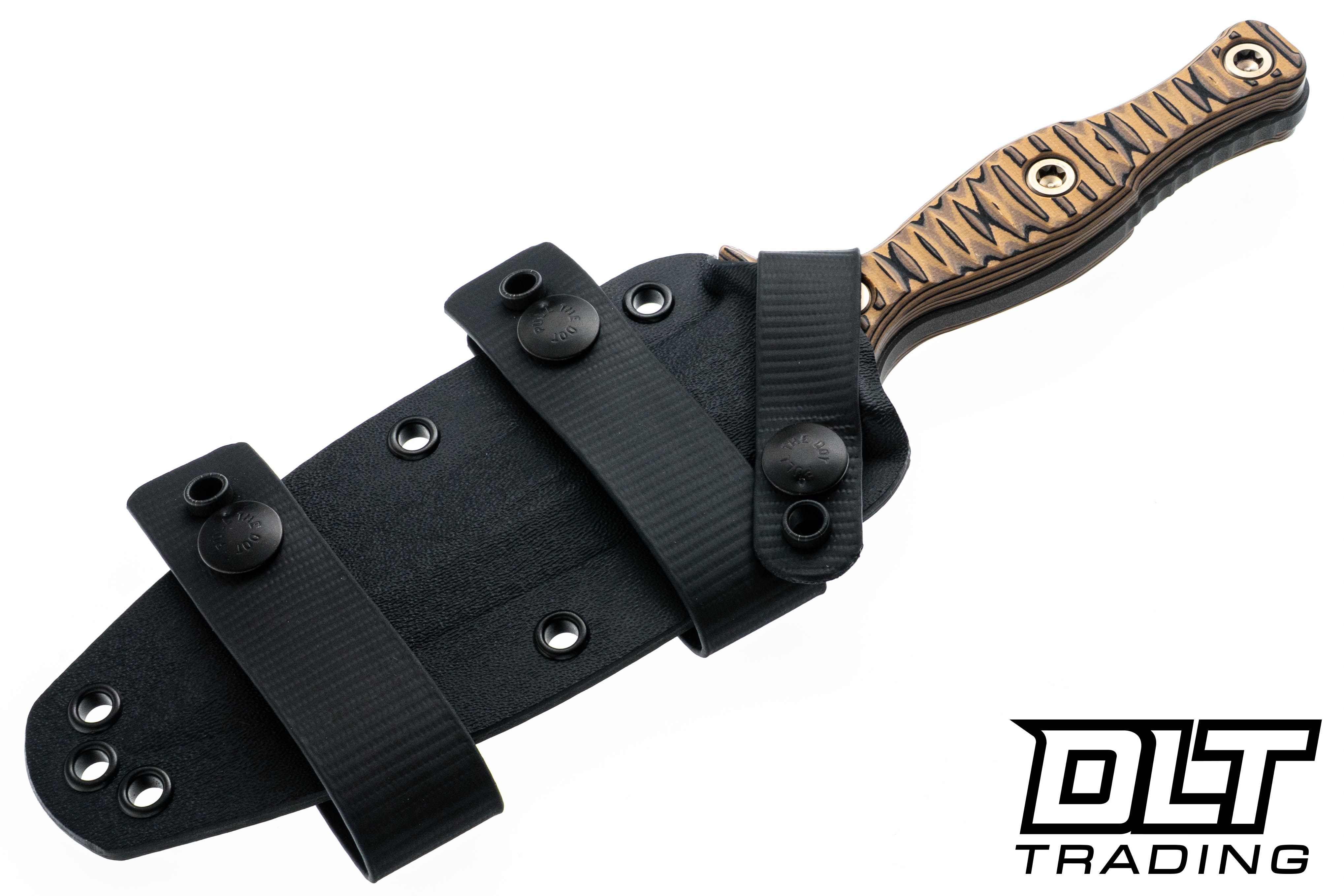 RMJ Tactical Raider Dagger - Hyena Brown G-10 - Tungsten Cerakote