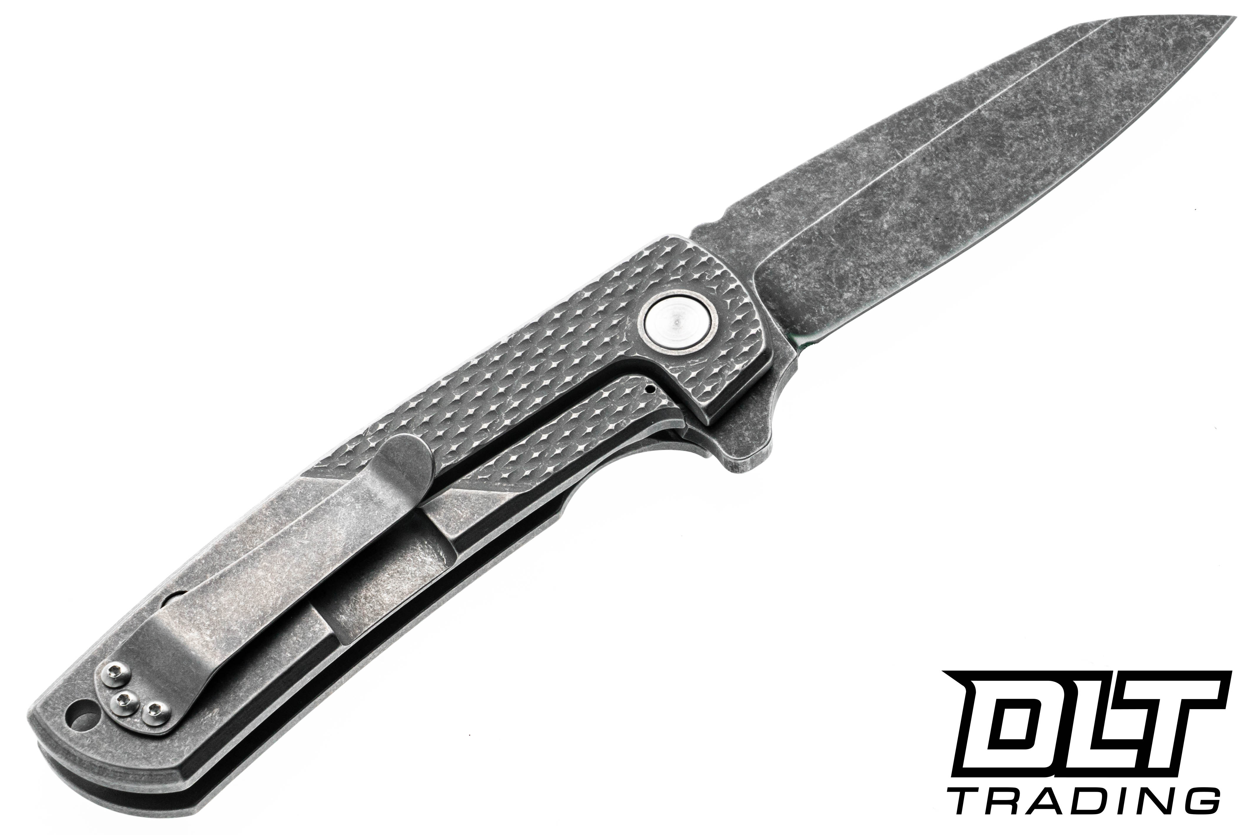 Defiant 7 Servo - Dark Washed Textured Titanium - Hand Ground Acid