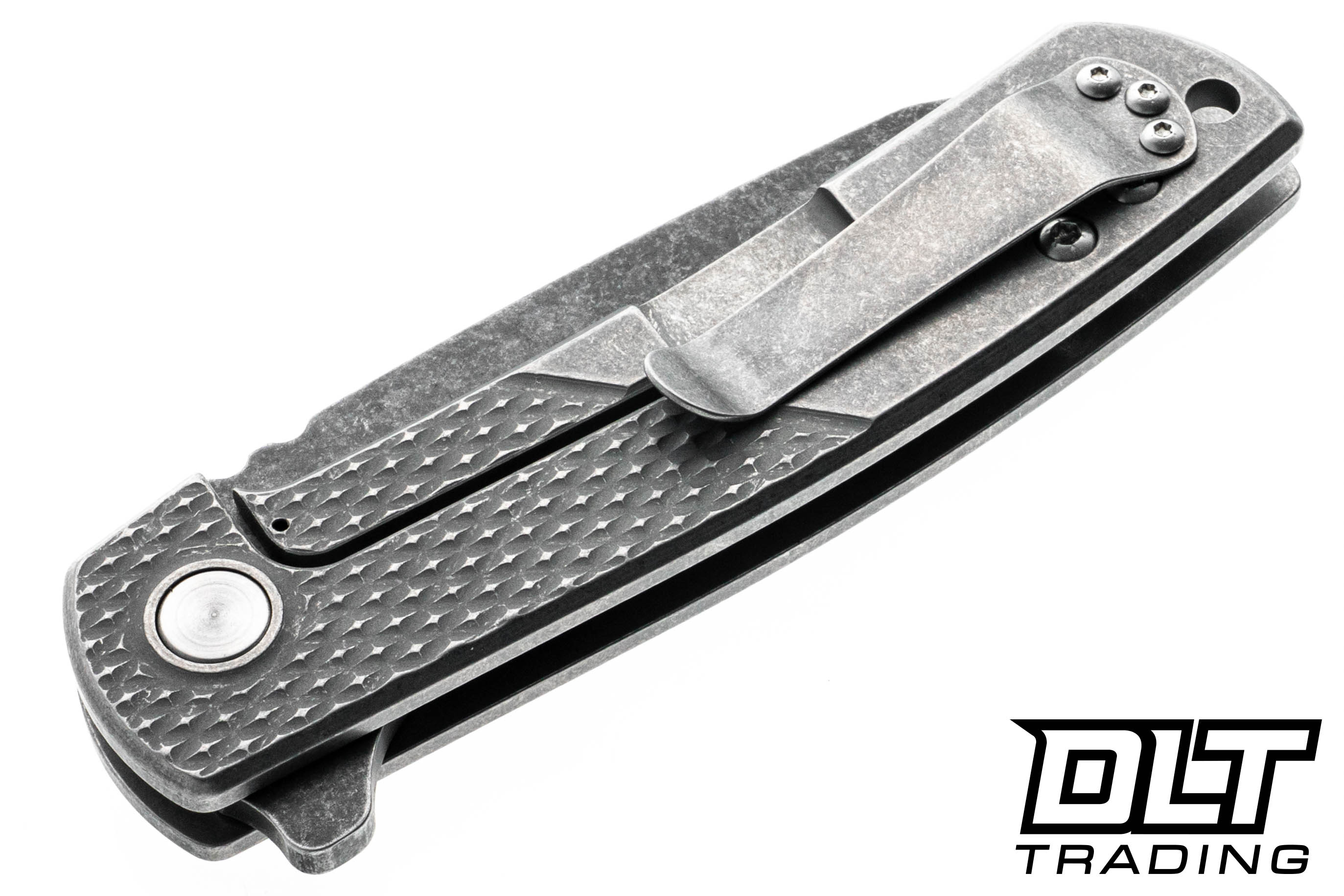 Defiant 7 Servo - Dark Washed Textured Titanium - Hand Ground Acid
