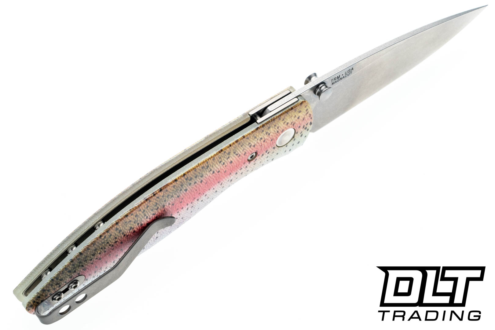 Three Rivers Manufacturing Atom MagnaCut - Linerlock - 3D Rainbow
