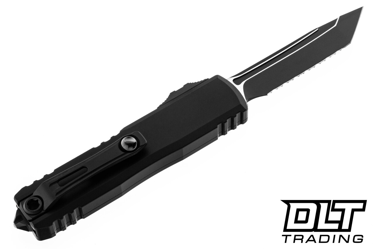 Microtech 12334-3T UTX-85 Gen IV T/E - Black Handle - Black Blade