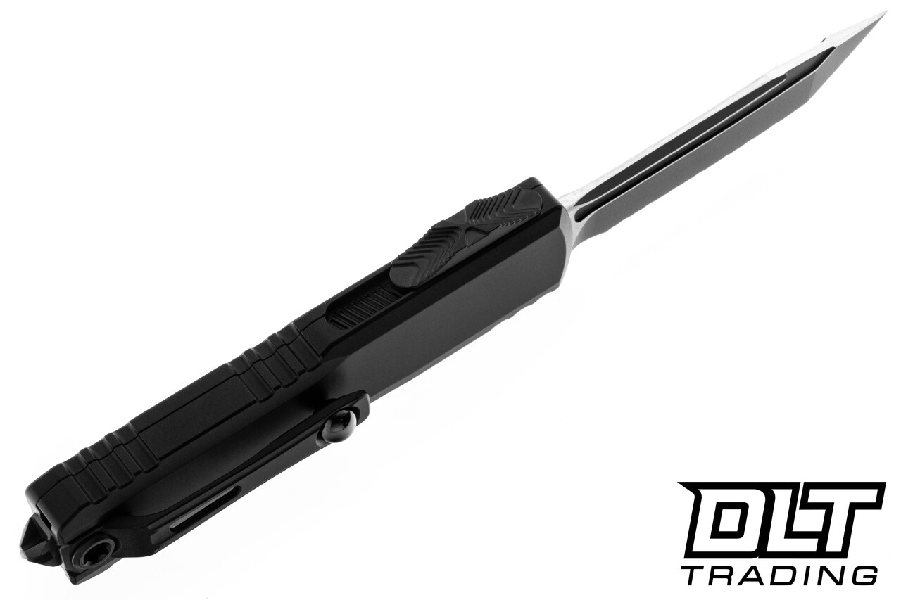 Microtech 12334-3T UTX-85 Gen IV T/E - Black Handle - Black Blade