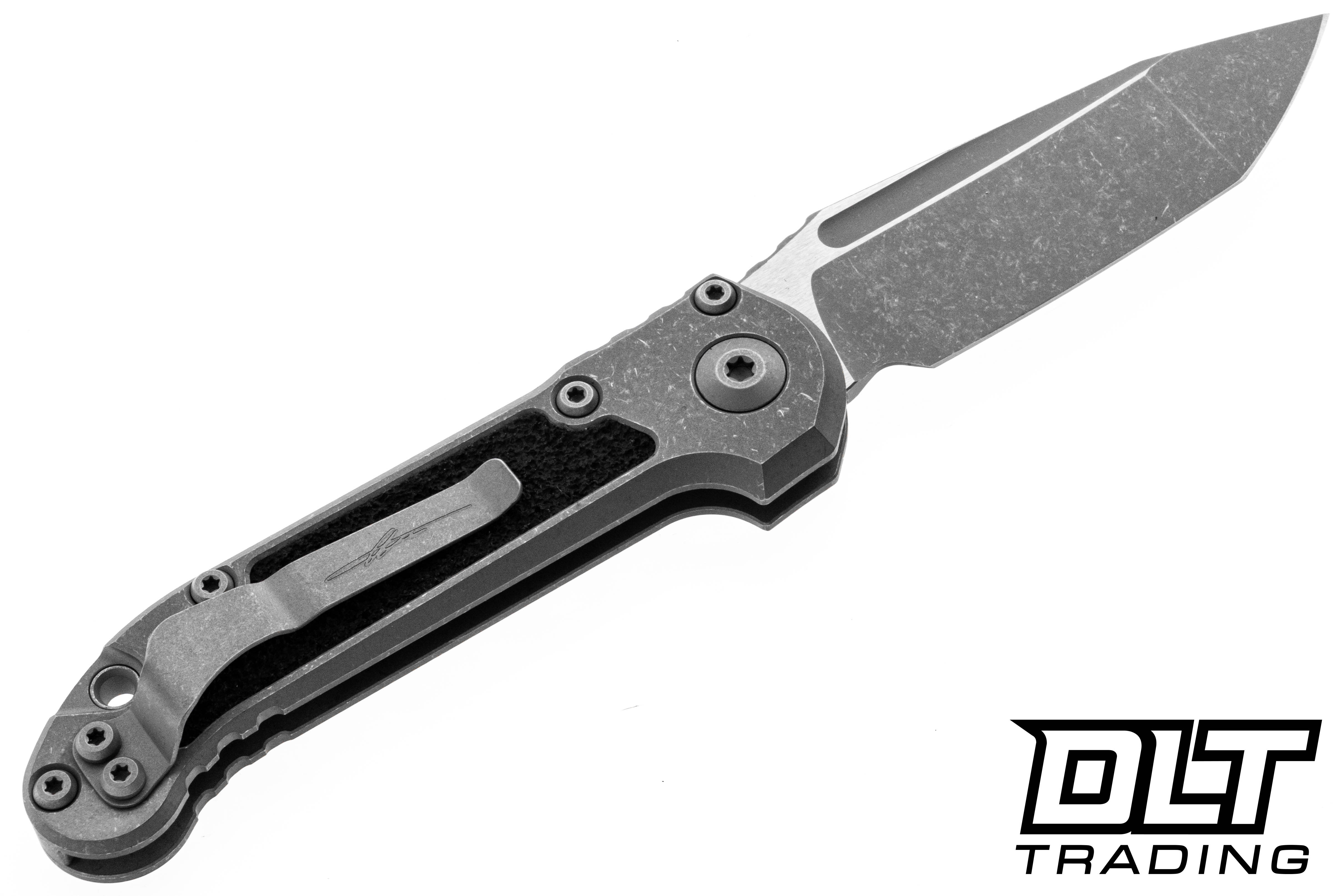 Microtech 1136-10APMS2 L.U.D.T - Apocalyptic Titanium - Textured