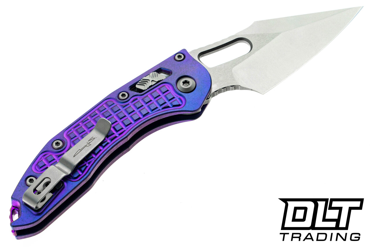 Microtech 169RL-10FRMS5 Stitch Ram-Lok - Purple Haze Ano Frag