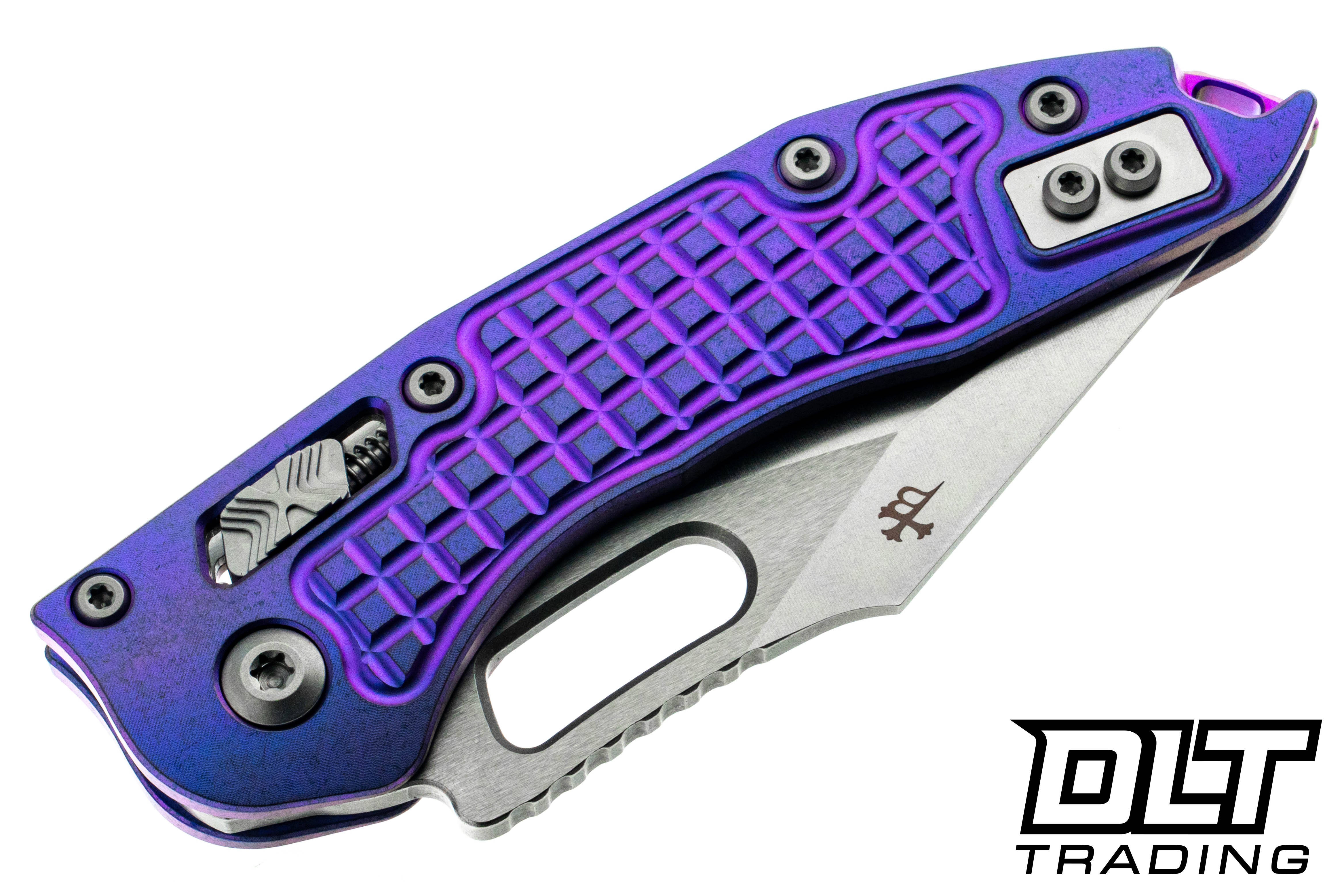 Microtech 169RL-10FRMS5 Stitch Ram-Lok - Purple Haze Ano Frag