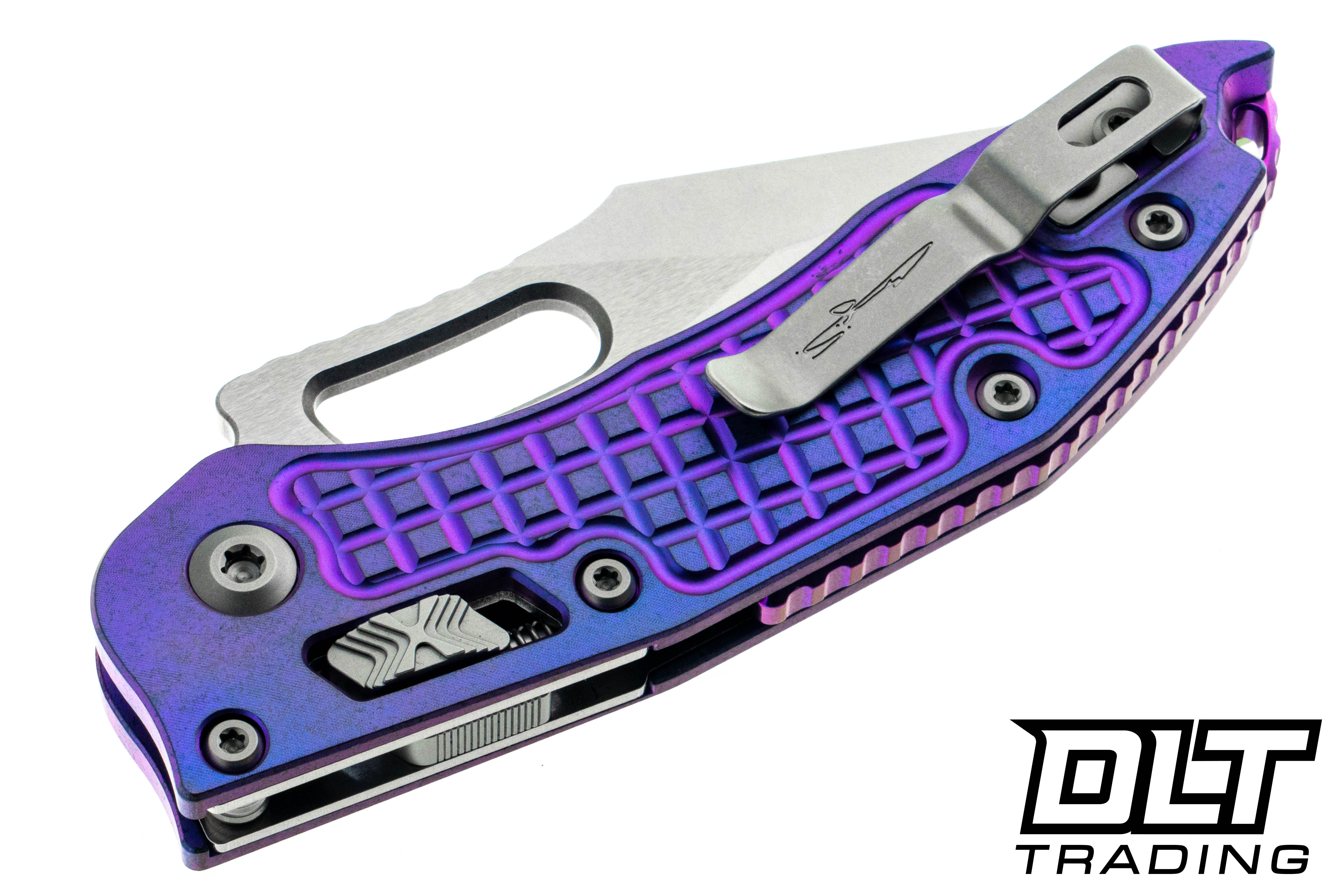 Microtech 169RL-10FRMS5 Stitch Ram-Lok - Purple Haze Ano Frag