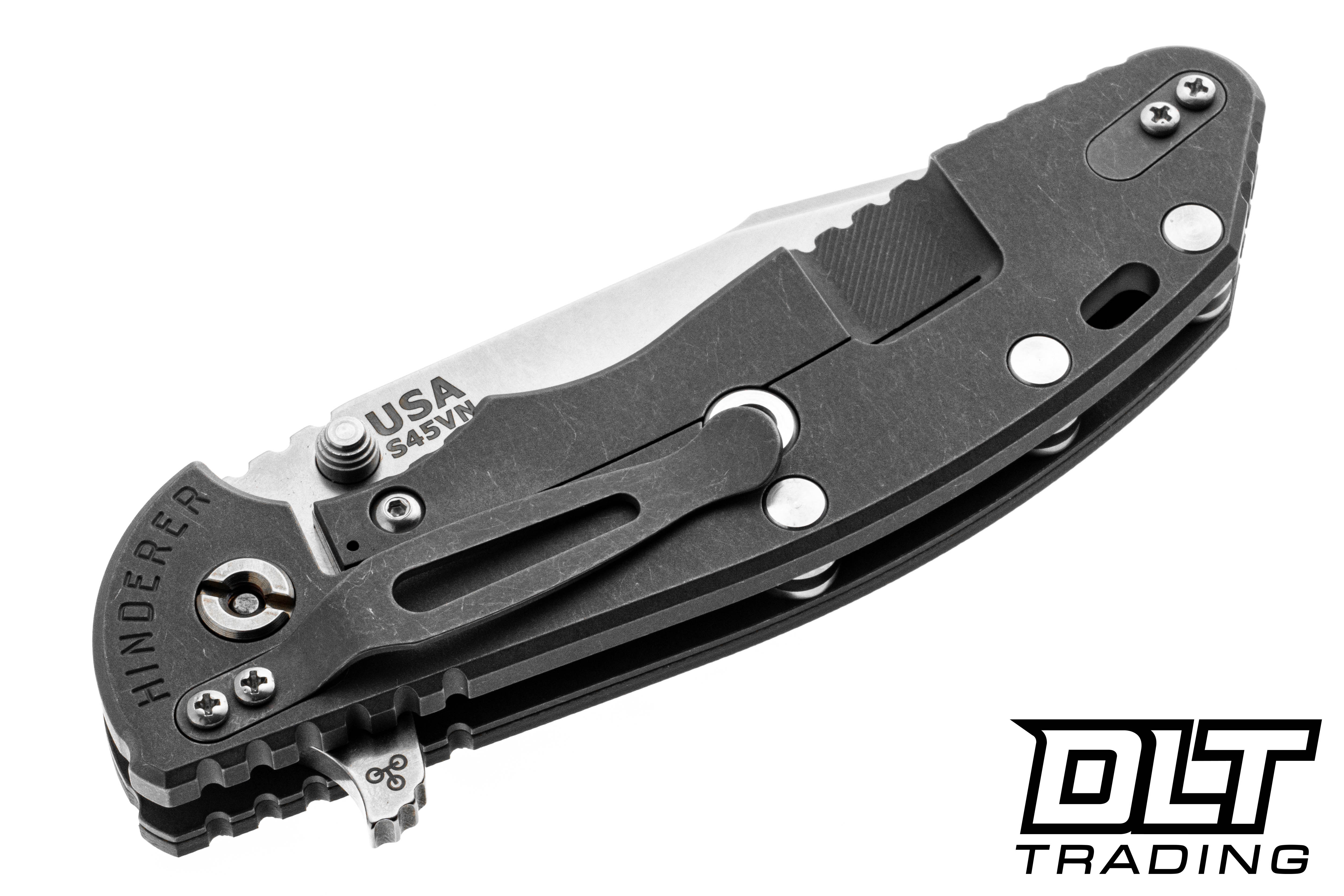Hinderer XM-24 Harpoon Spanto S45VN - Working Finish Titanium
