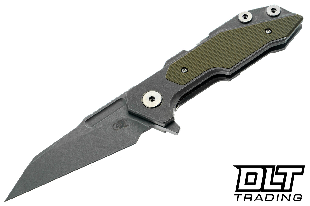Hinderer Full Track Wharncliffe S45VN - Working Finish Titanium