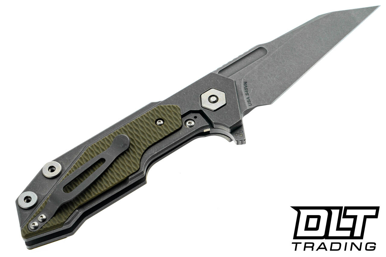 HEREND 　亀　フィギュリン Hinderer Full Track Wharncliffe S45VN - Working Finish Titanium