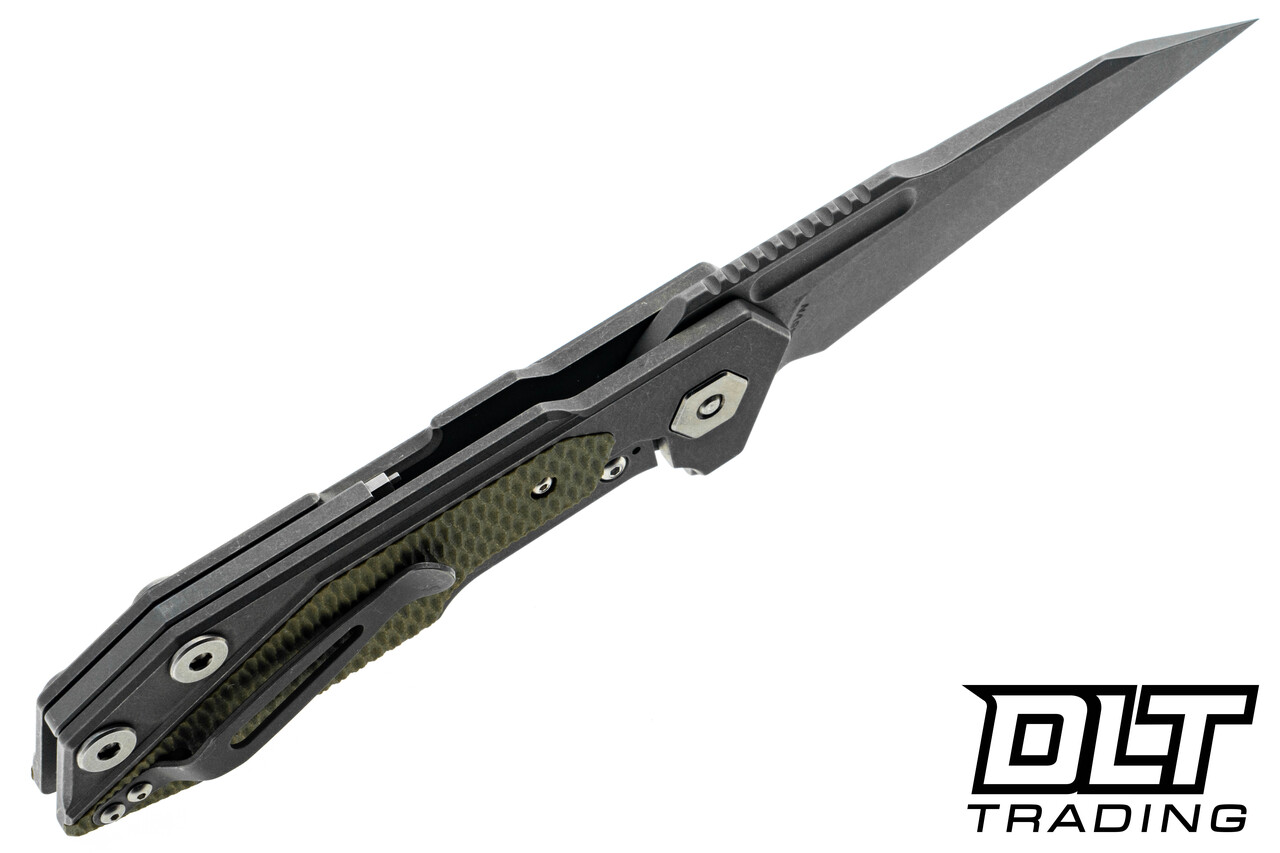 Hinderer Full Track Wharncliffe S45VN - Working Finish Titanium
