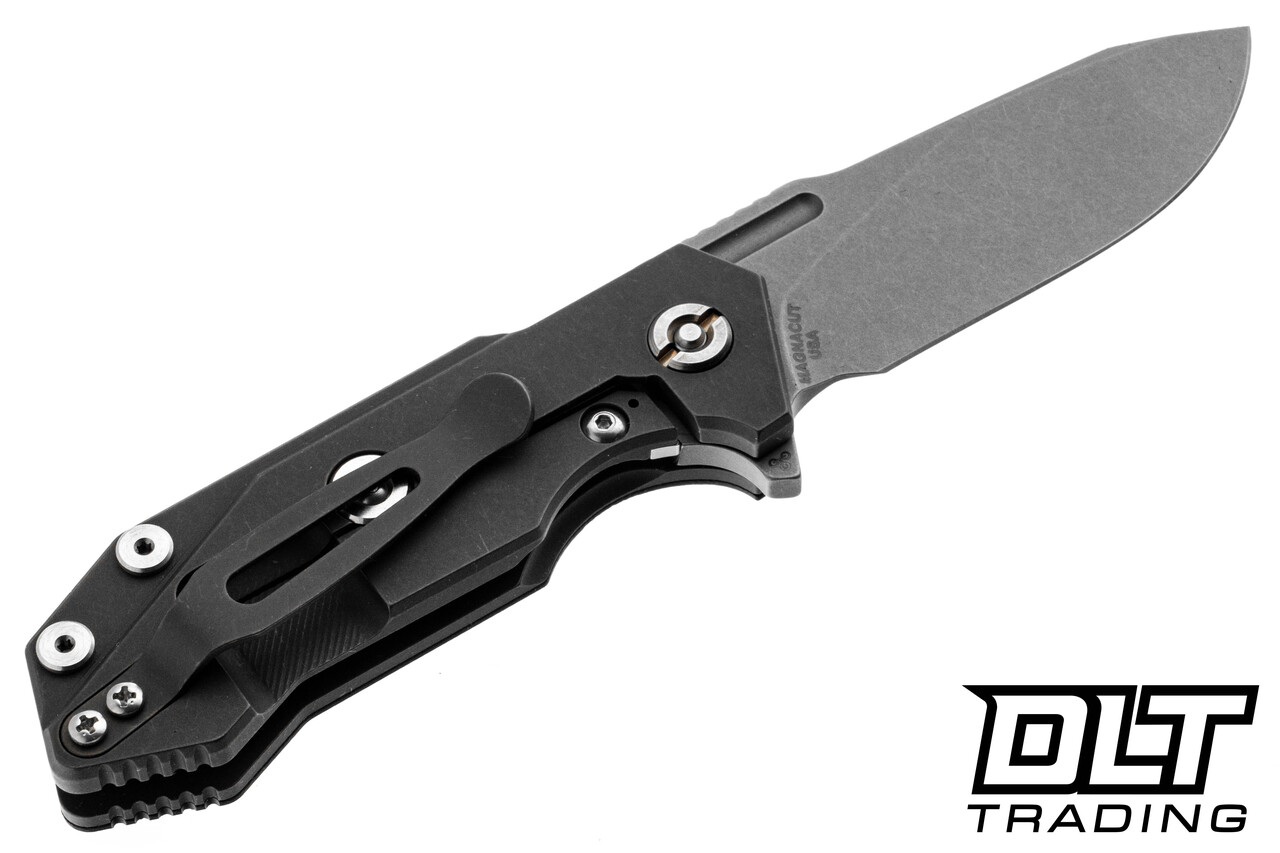 Hinderer Half Track Slicer MagnaCut - Battle Bronze Anodized