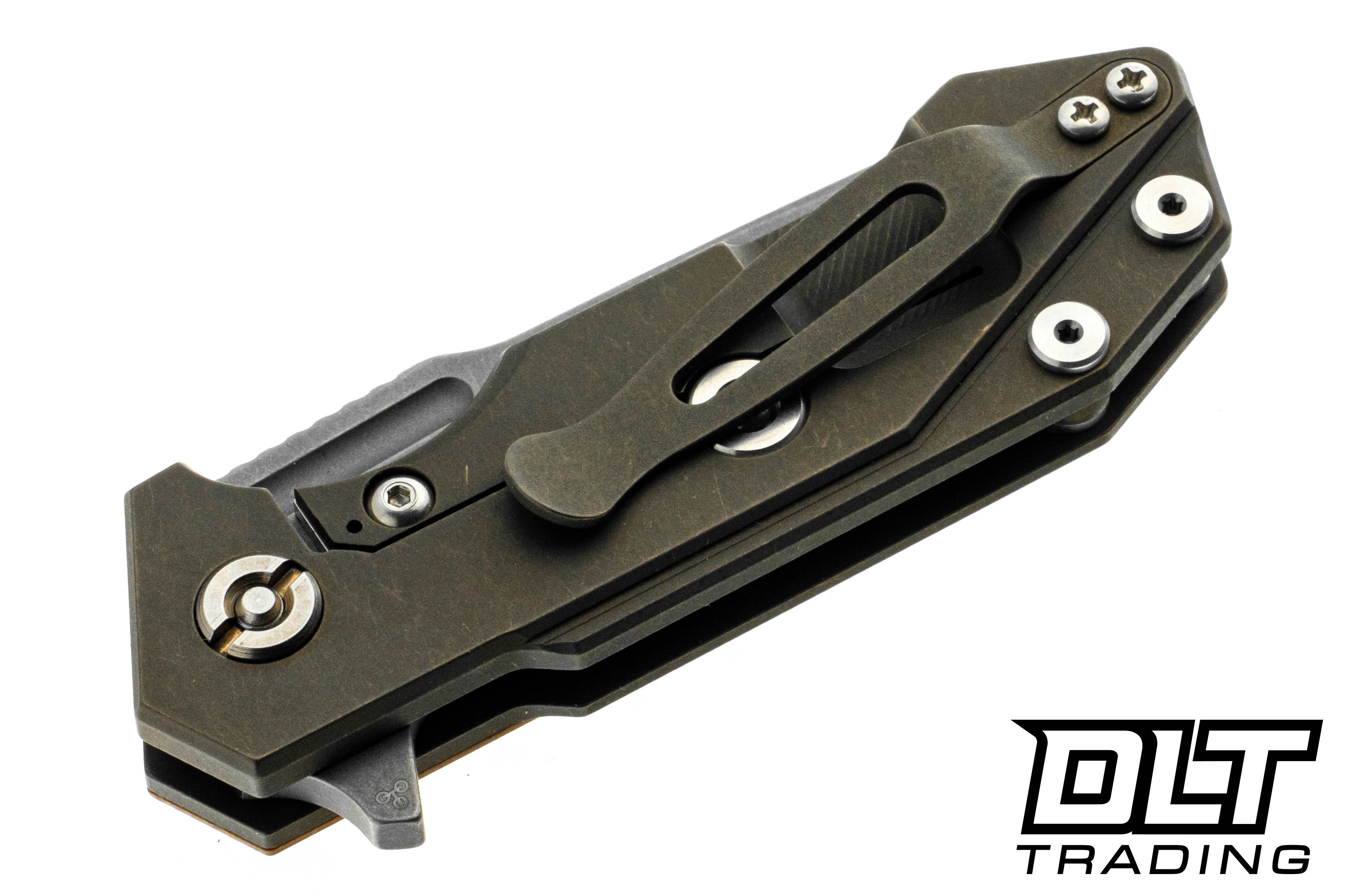 Hinderer Half Track Slicer MagnaCut - Battle Bronze Anodized