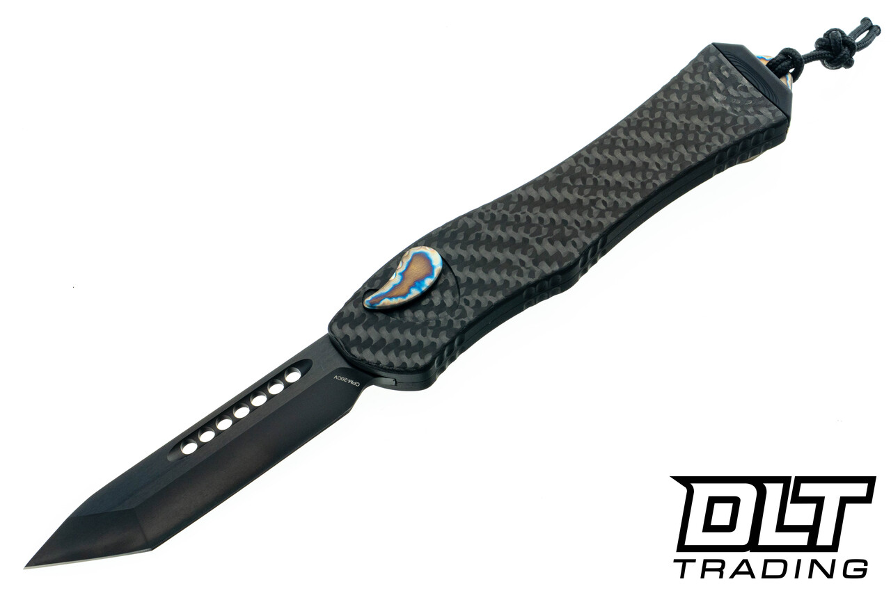 Heretic Hydra V4 - DLC Tanto 20CV Blade - Carbon Fiber Chassis