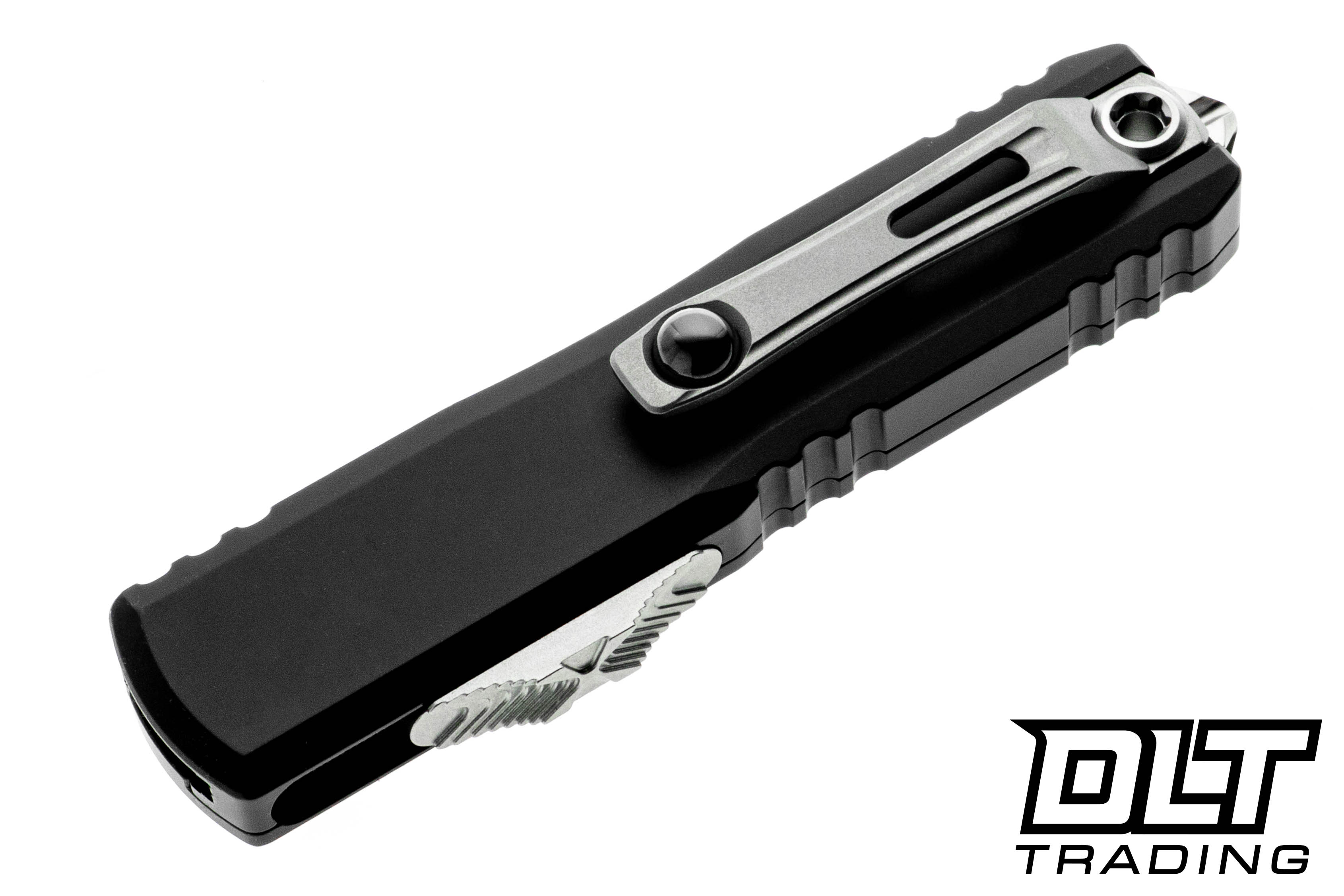 Microtech 12314-10 UTX-85 Gen IV - Black Handle - Stonewashed