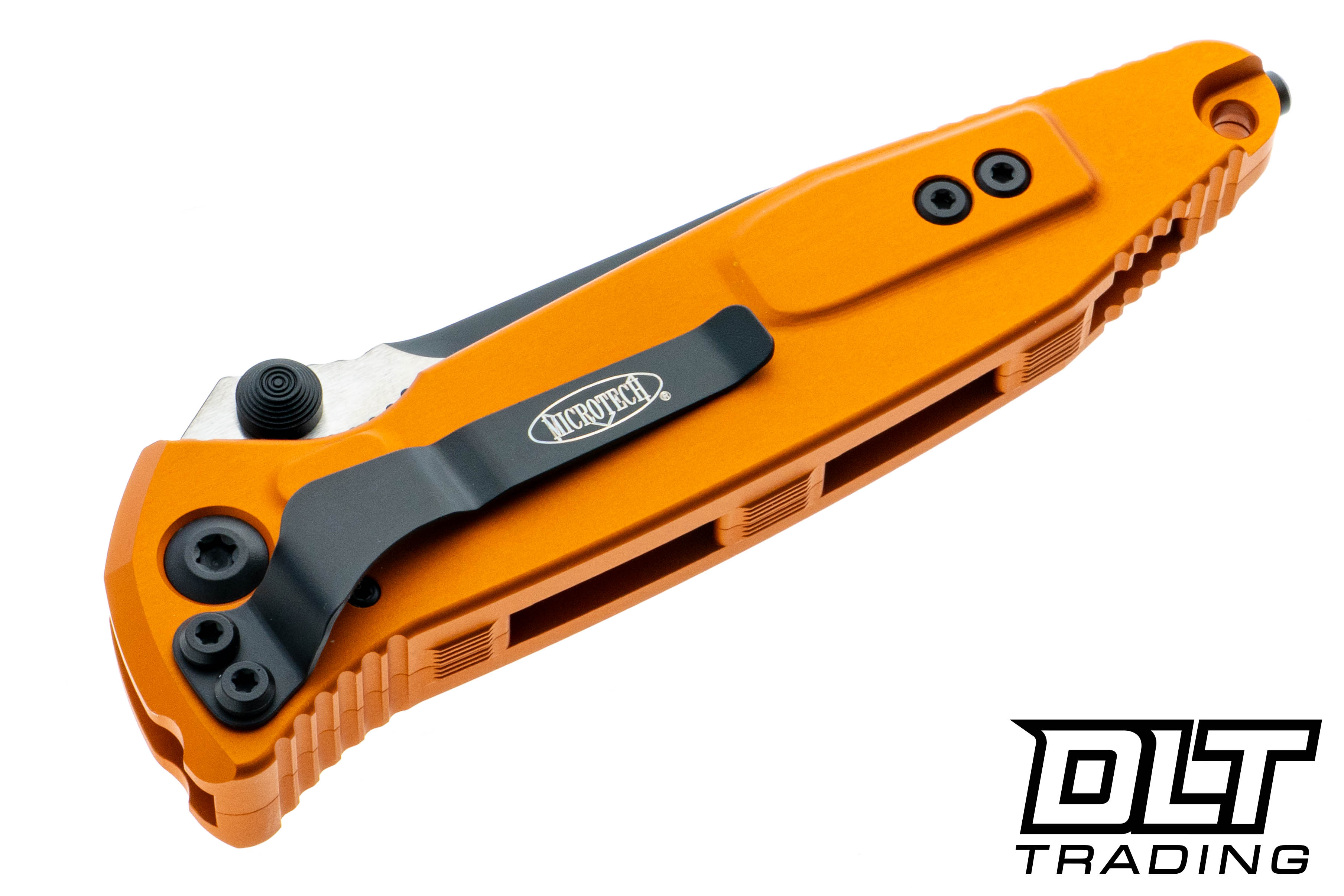 Microtech 160-1OT SOCOM Elite - Orange Tangerine Handle - Black