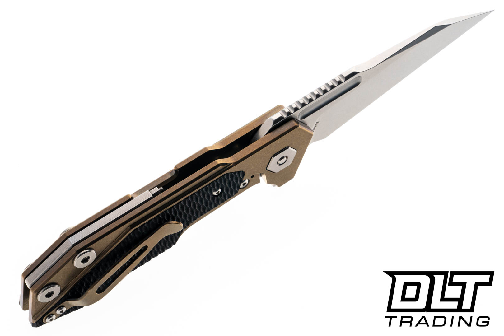 Hinderer Full Track Wharncliffe S45VN - Bronze Anodized Titanium