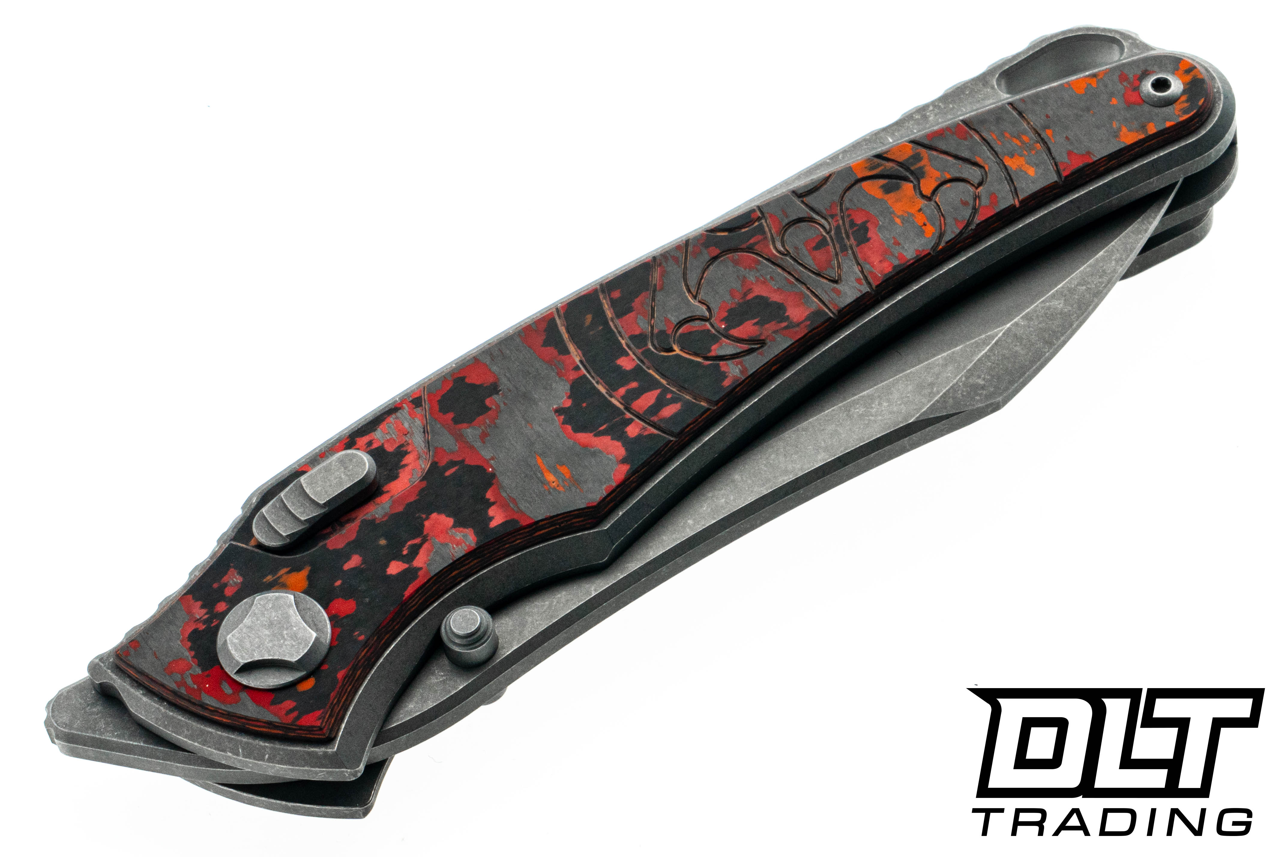 Hawk Knives Talon M390 - Titanium Handle - Mars Valley FatCarbon