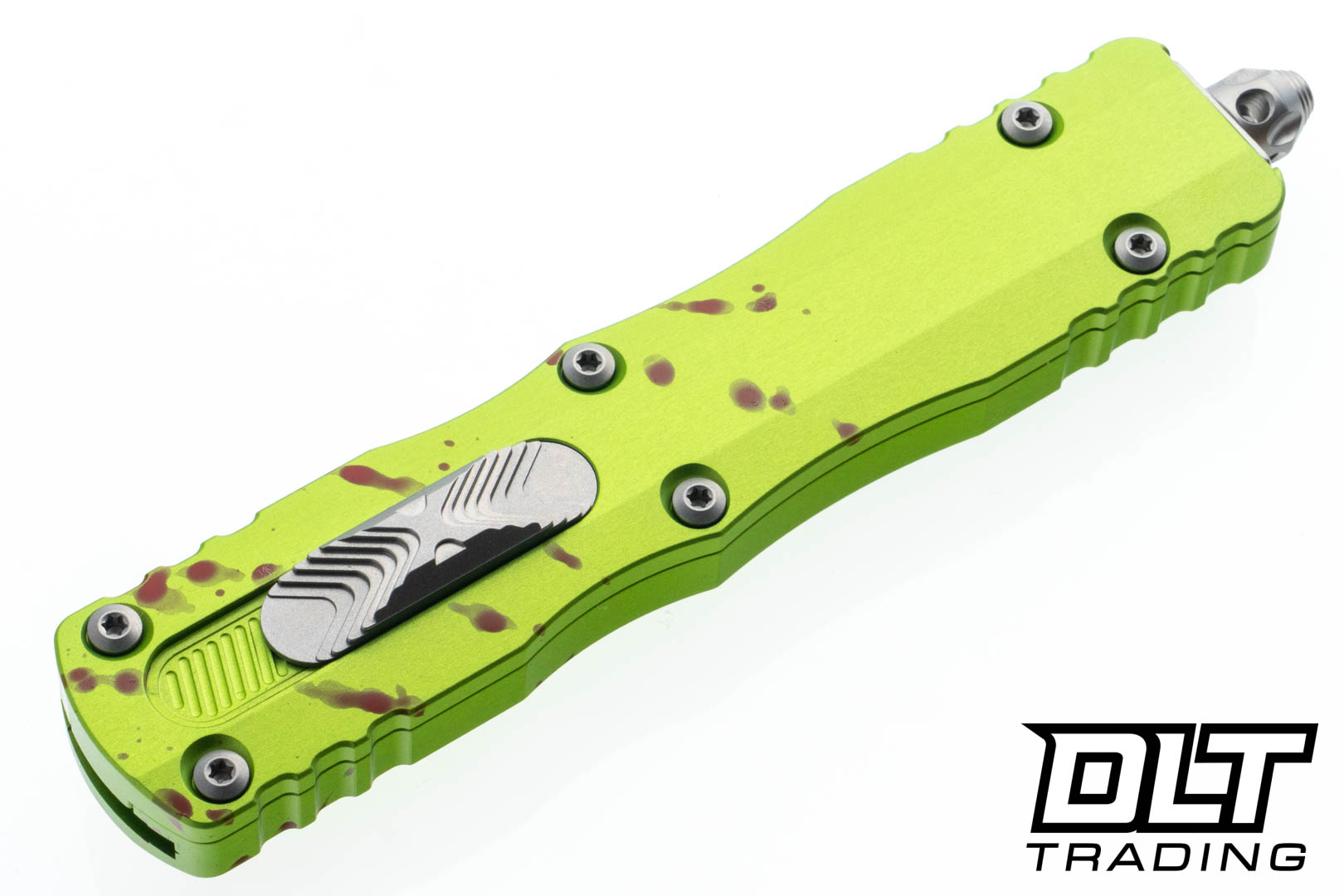 Microtech 227-10Z Dirac Delta D/E - Zombie Tech Handle - Stonewash