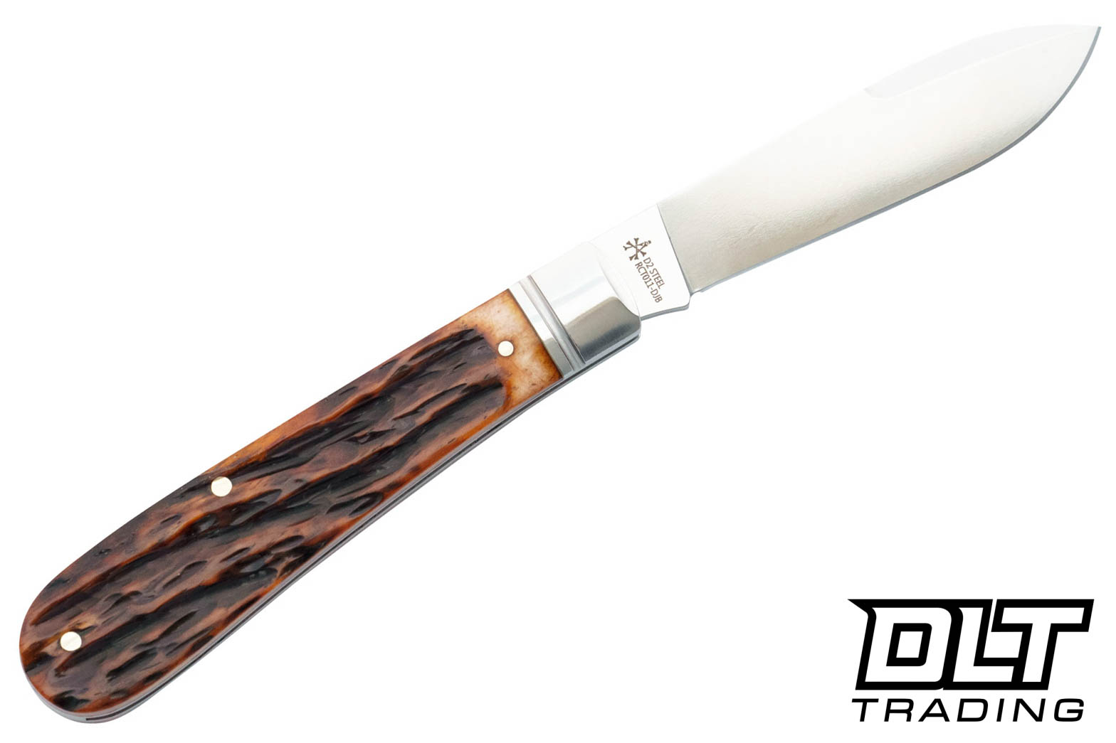 RoseCraft Blades Nolichucky Jack - Dapper Jigged Bone - Satin D2