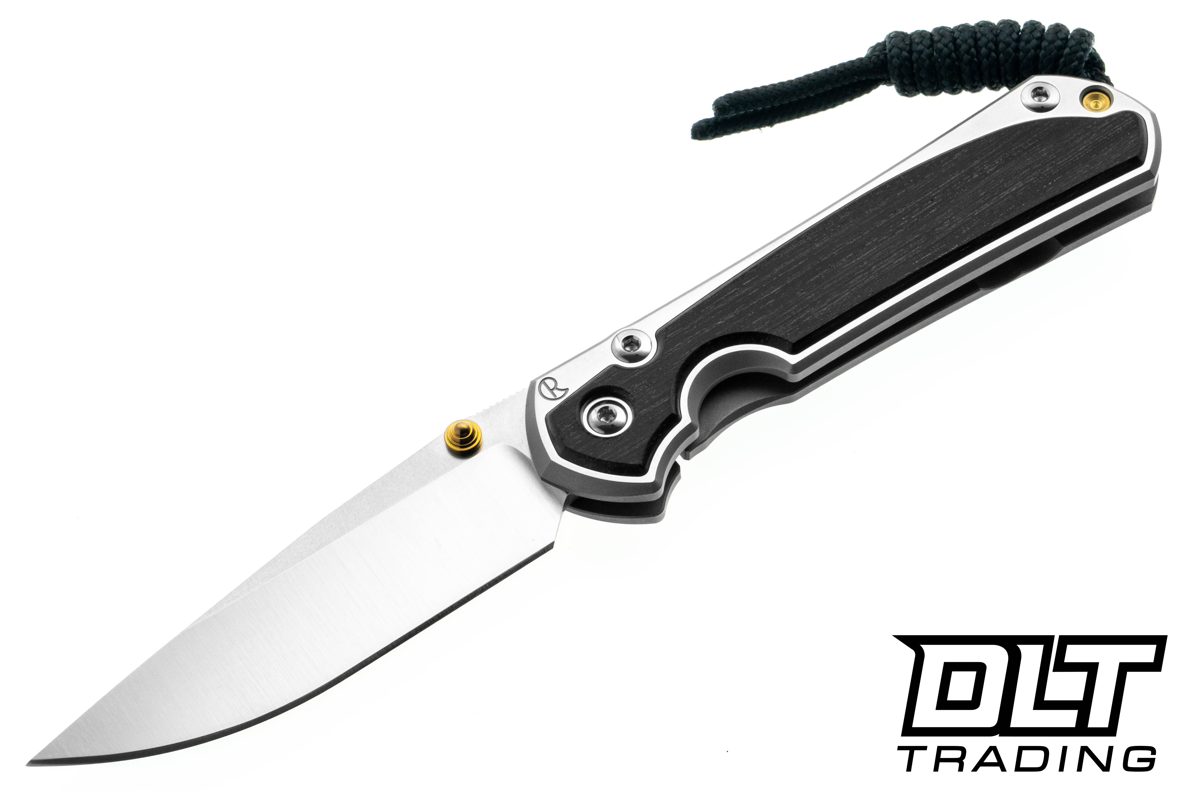 その他 Chris Boger Chris Reeve Small Sebenza 31 - Polished Blade - Bog Oak Inlay