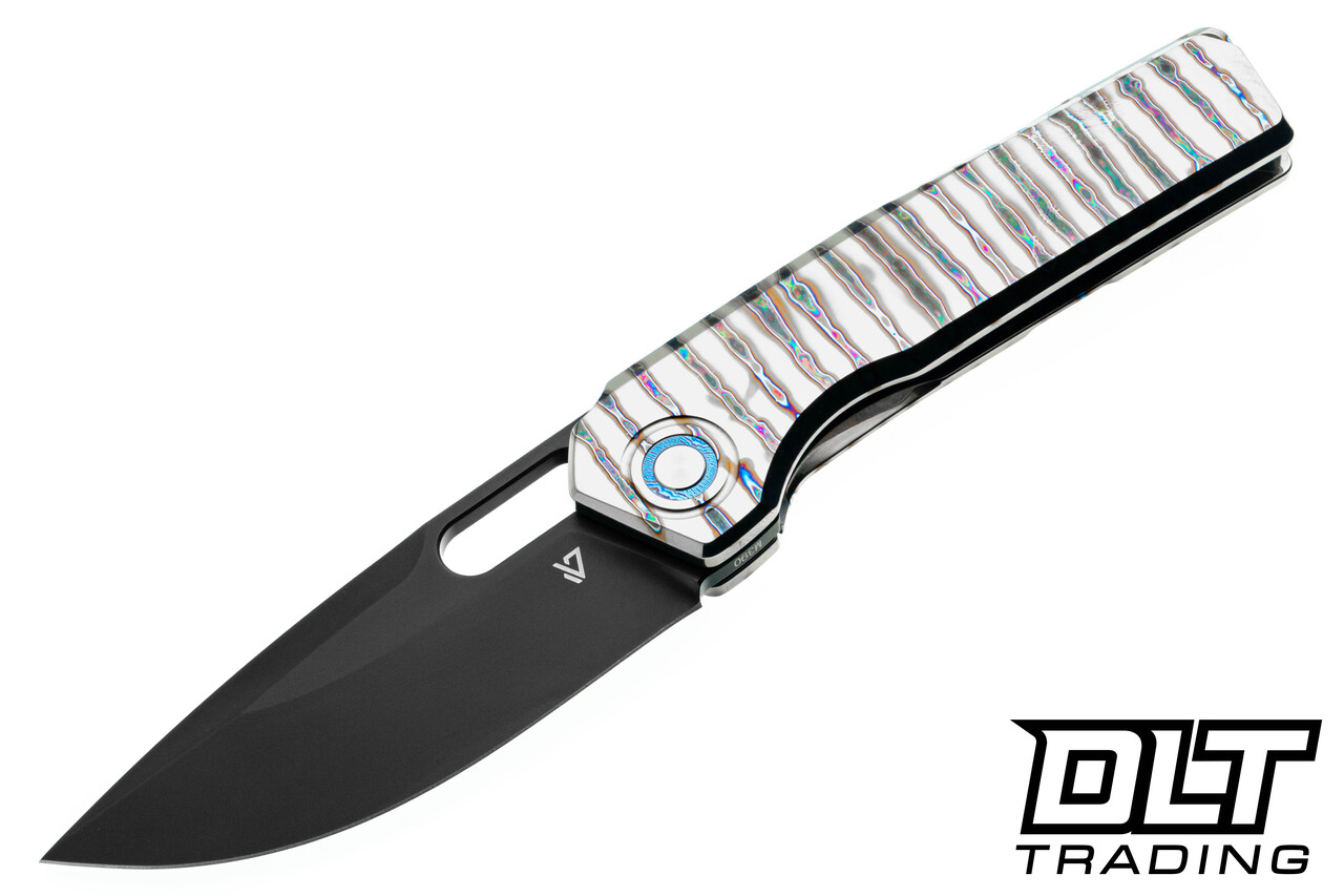 Vanguard Breaker - Flamed Titanium - Black Satin M390 Blade #6