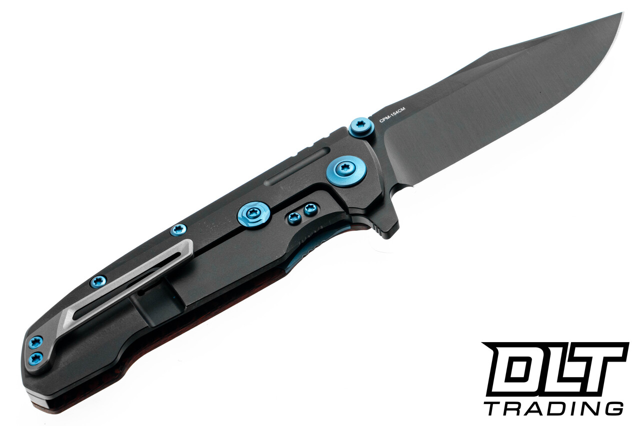 Reate 9D-V2 - Lava Flow FatCarbon - 154CM Belt Satin DLC Blade