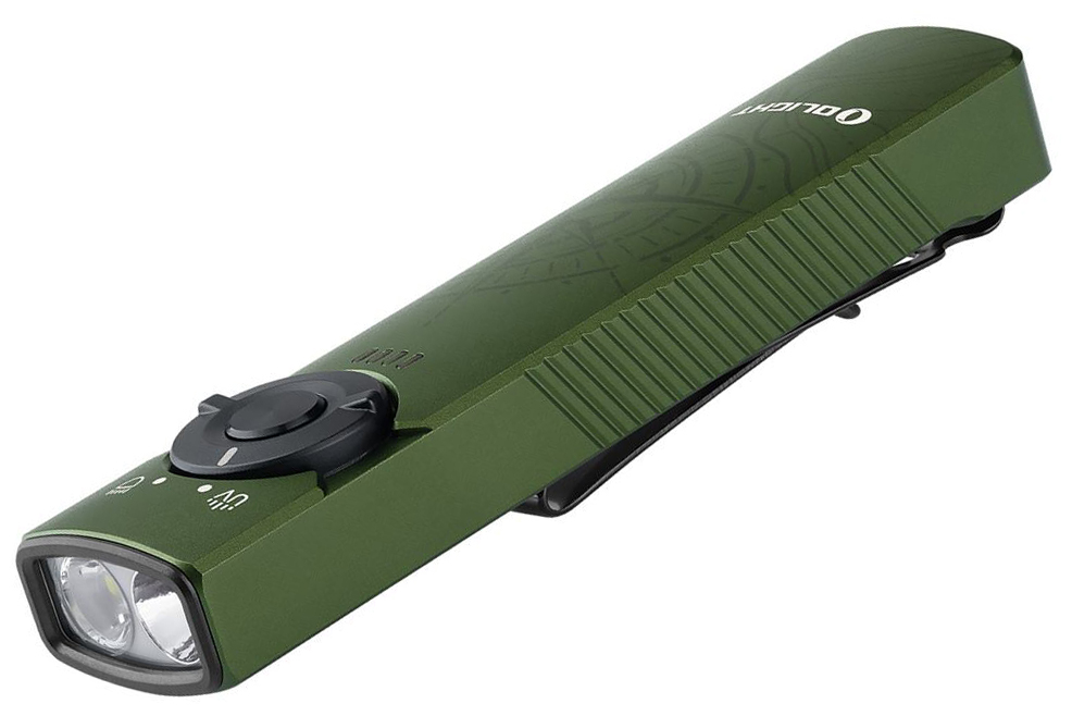 Olight Arkfeld UV - OD Green Compass - White Light & UV Flashlight