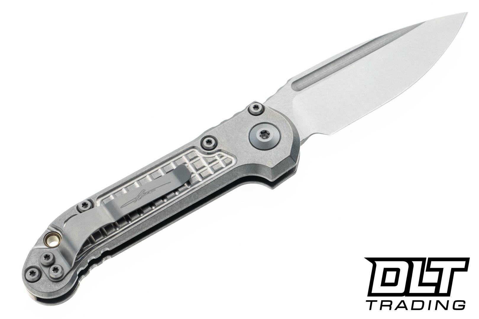 Microtech 1135-10FRMS4 LUDT - Stonewash Frag Pattern Titanium