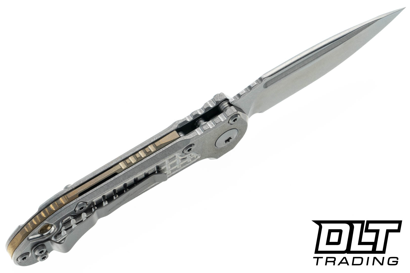 Microtech 1135-10FRMS4 LUDT - Stonewash Frag Pattern Titanium