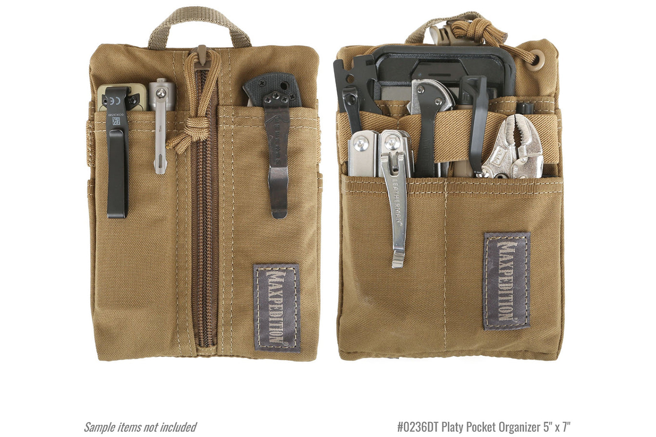 Maxpedition Platy Pocket Organizer 5x7 - Dark Tan - DLT Trading
