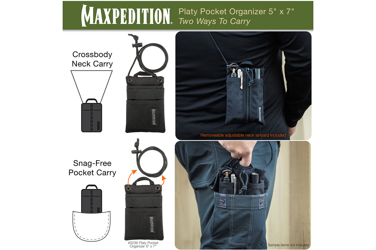 Maxpedition Platy Pocket Organizer 5x7 - Dark Tan - DLT Trading