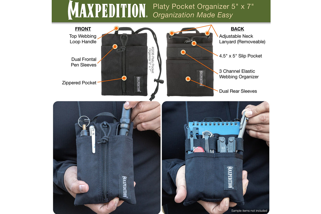 Maxpedition Platy Pocket Organizer - Foliage Green - DLT Trading