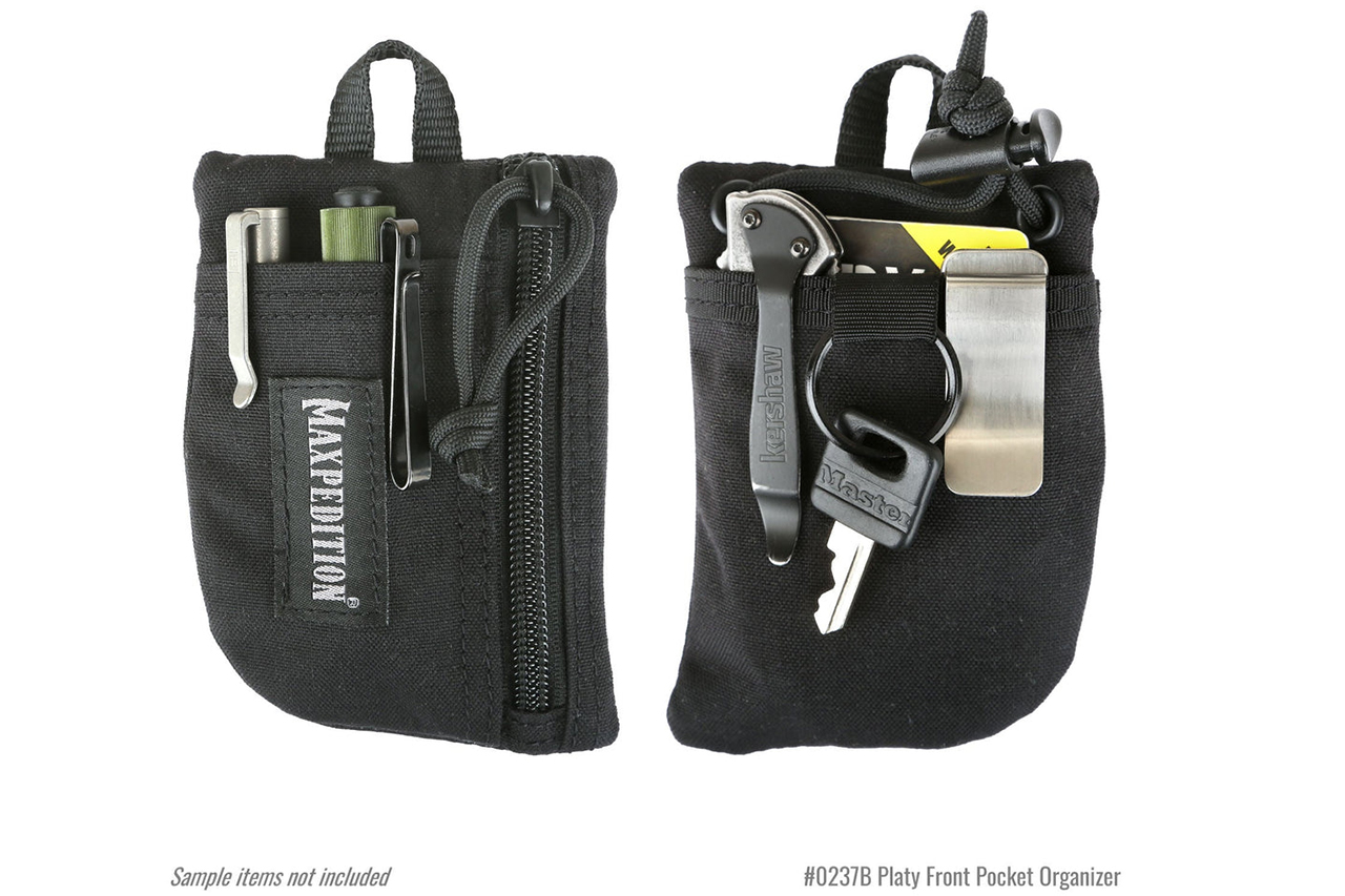 Maxpedition Platy Front Pocket Organizer - Black - DLT Trading