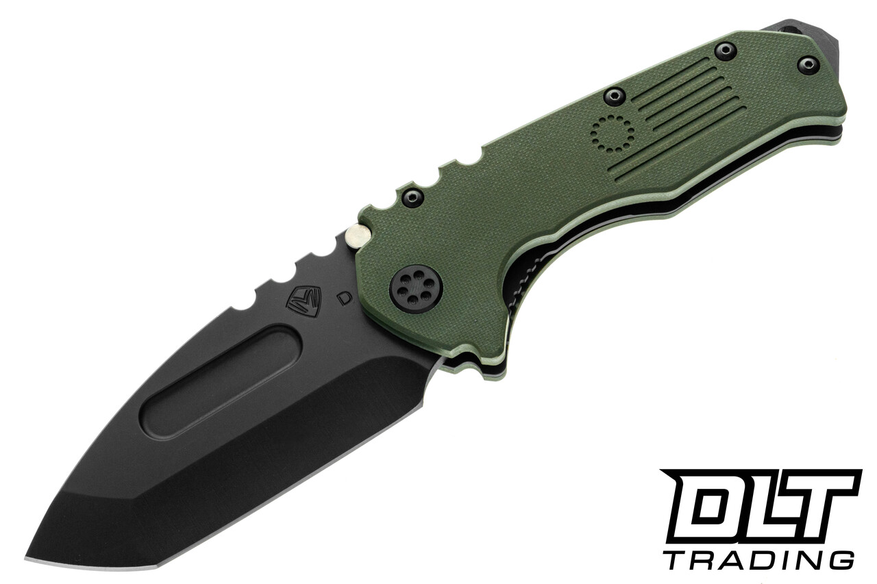 Medford Praetorian Scout M/P - Tanto D2 DLC Blade - OD Green G-10