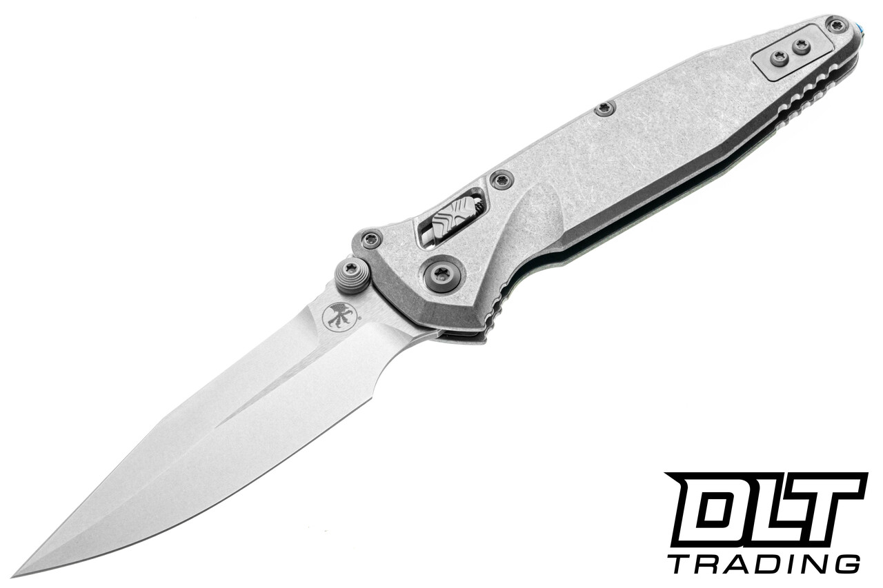 Microtech 160RL-10SMS1 SOCOM Ram-Lok - Titanium - Stonewash Blade
