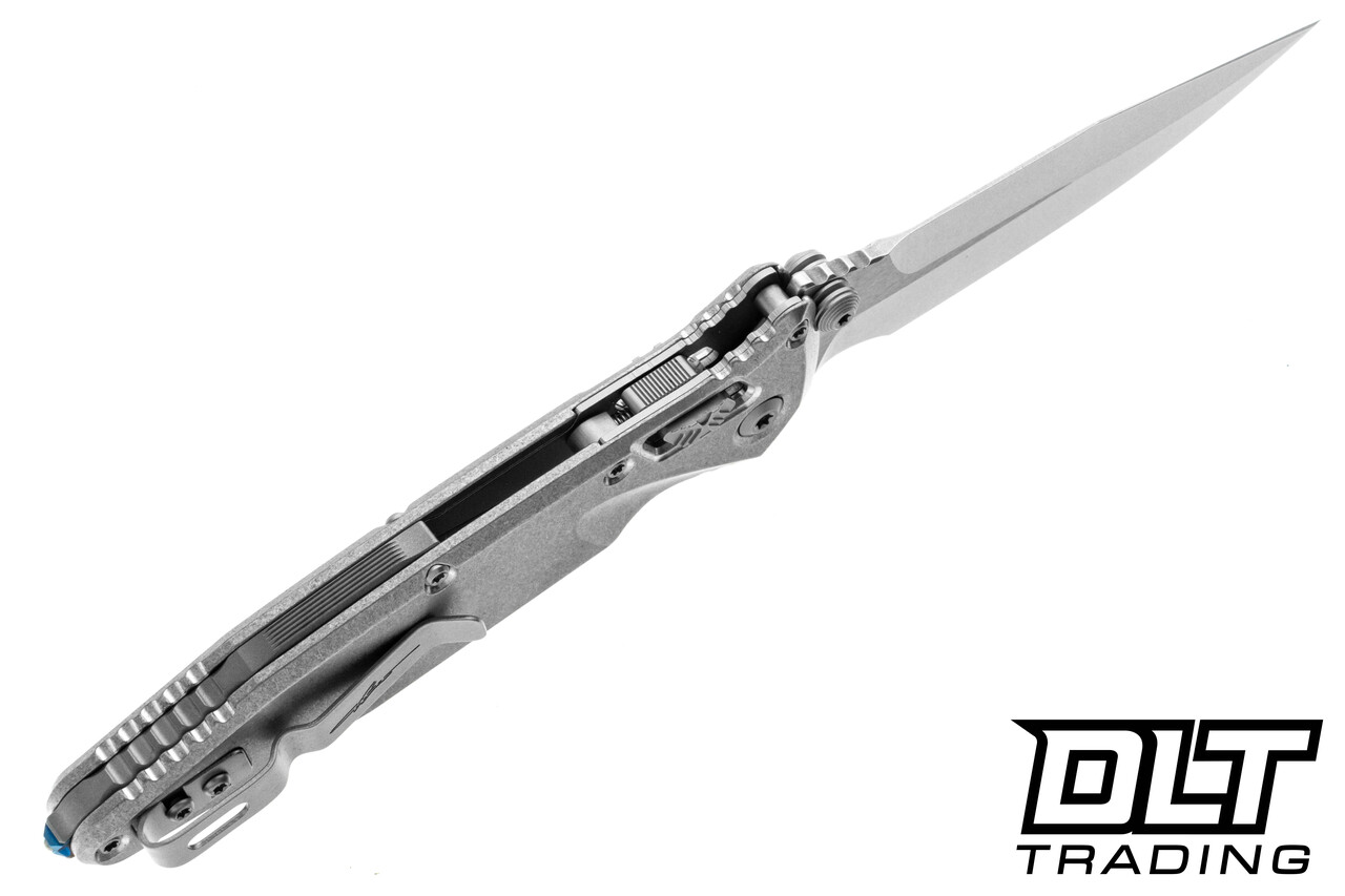 Microtech 160RL-10SMS1 SOCOM Ram-Lok - Titanium - Stonewash Blade